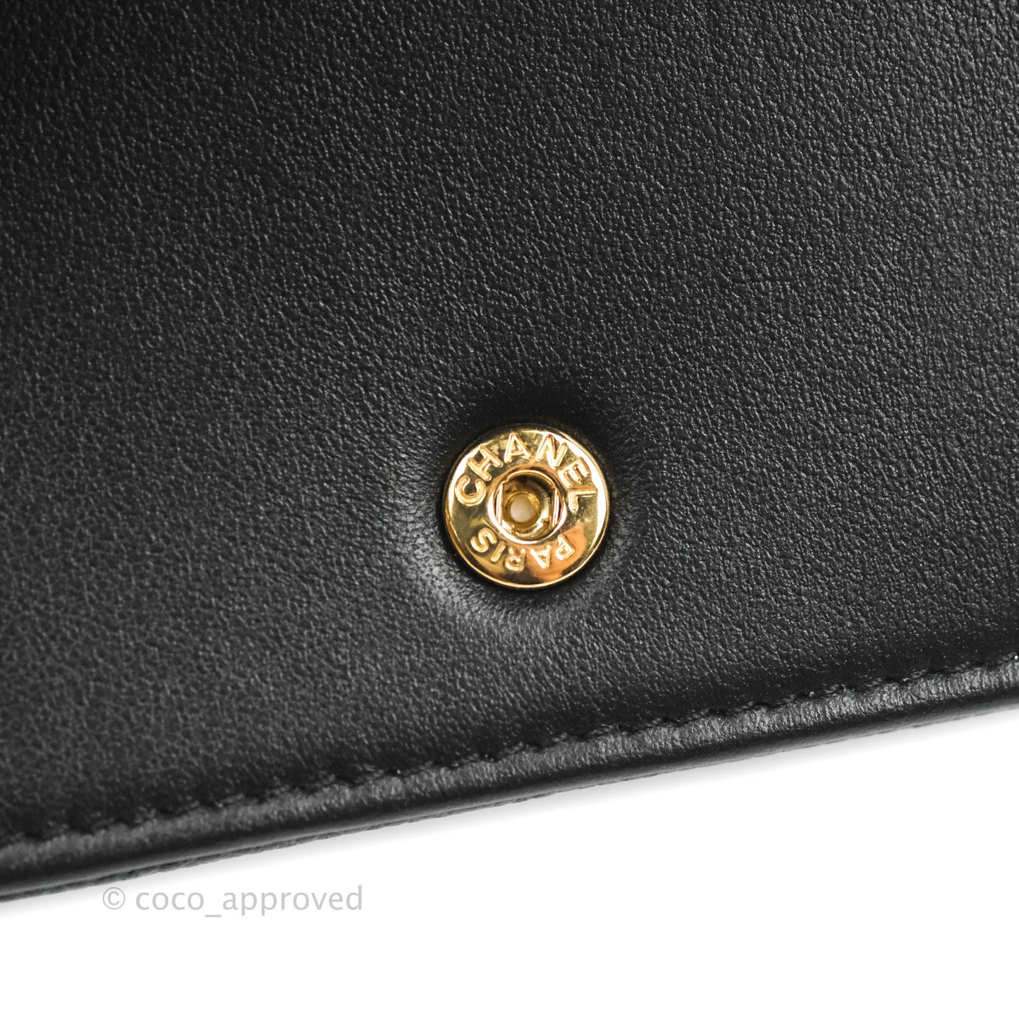 Chanel Chevron Boy Belt Bag Black Caviar Aged Gold Hardware