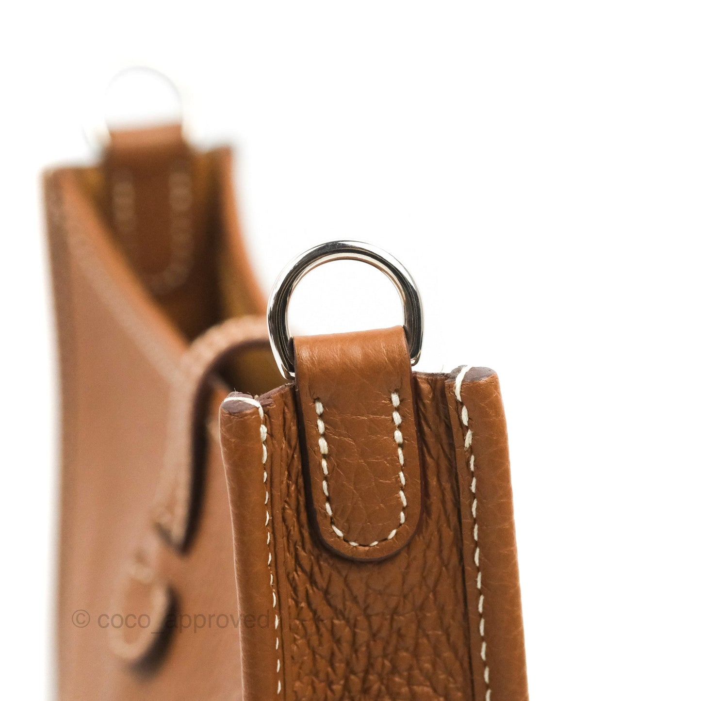 Hermès Mini Evelyne 16 Gold Clemence Palladium Hardware