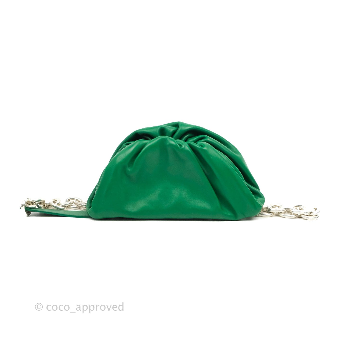 Bottega Veneta Nappa The Belt Chain Pouch Green