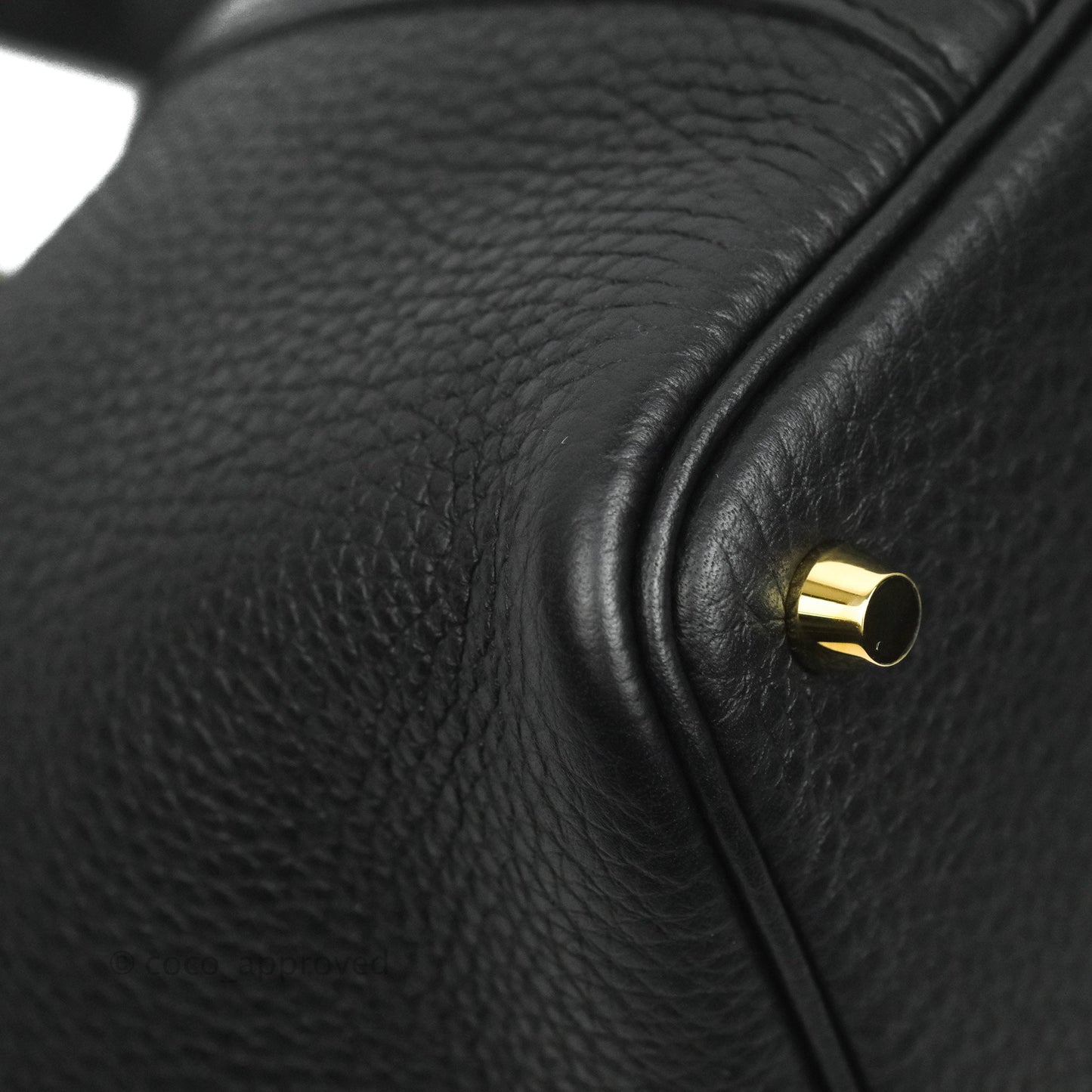 Hermès Picotin Lock 18 Black Clemence Gold Hardware