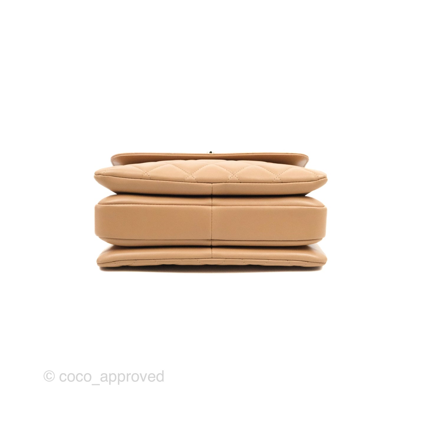 Chanel Small Trendy CC Beige Lambskin Gold Hardware