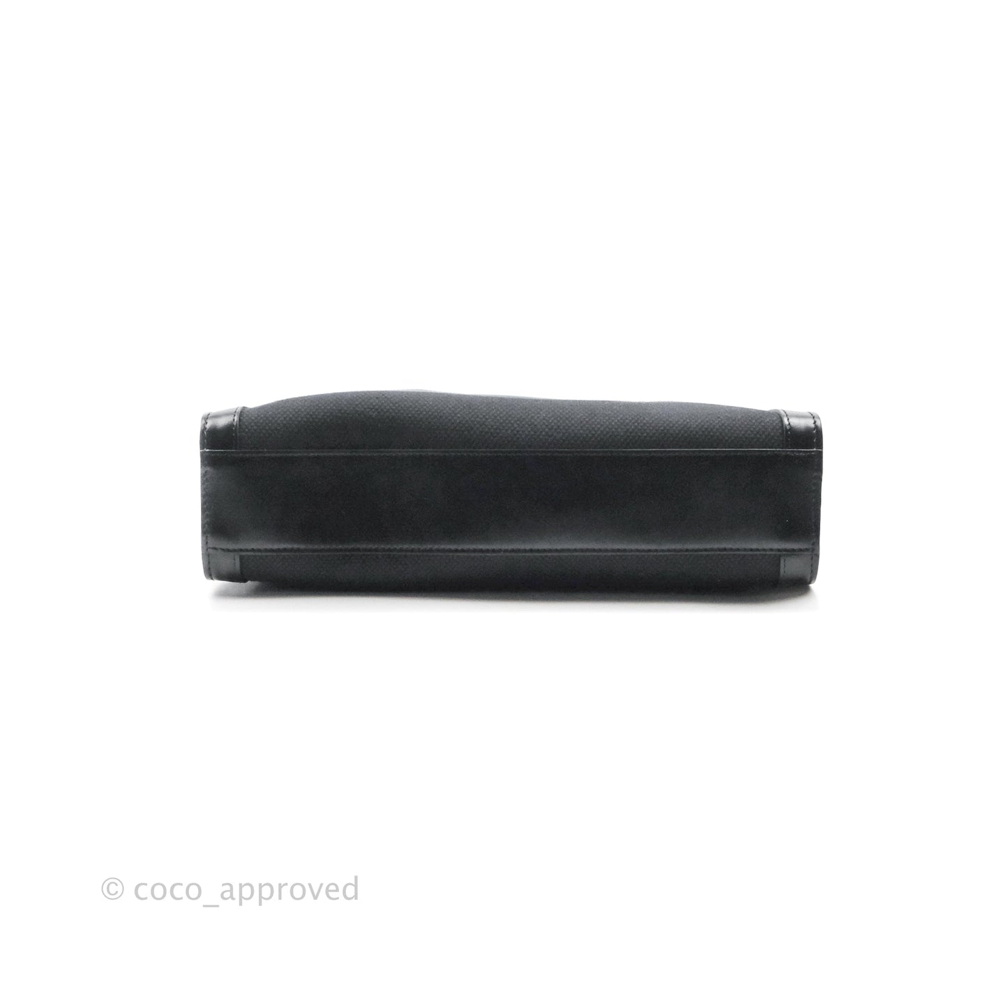 Celine Small Cabas Vertical Tote Black Textlie