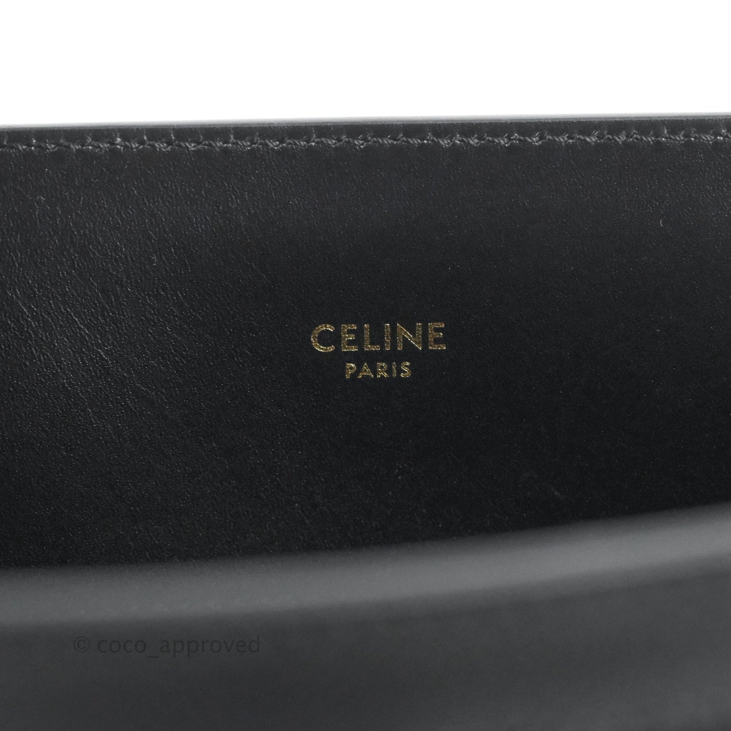 Celine Small Cabas Vertical Tote Black Textlie