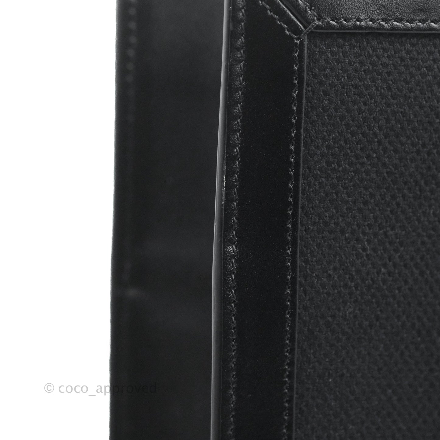 Celine Small Cabas Vertical Tote Black Textlie