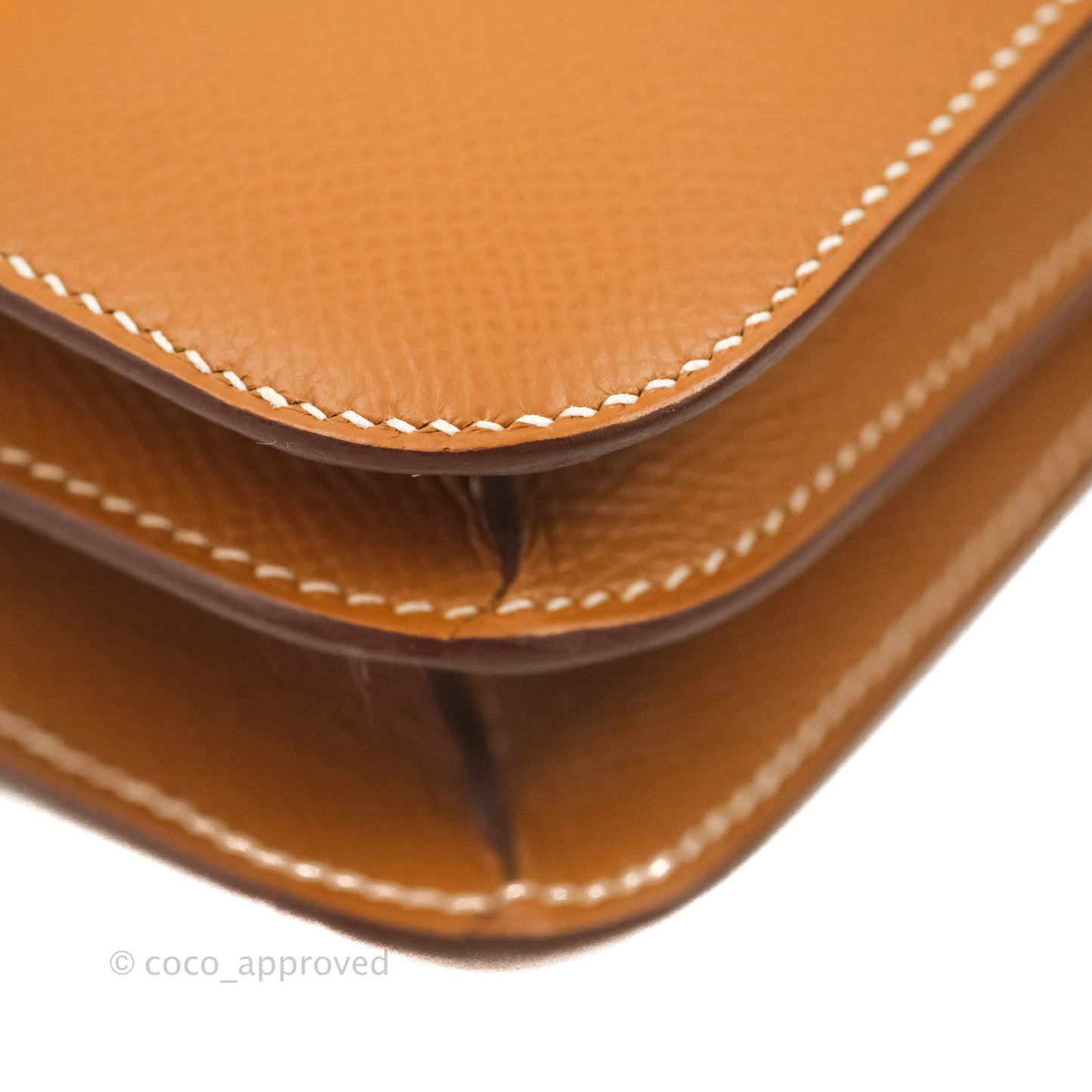 Hermès Constance Mini 18 Gold Epsom Gold Hardware