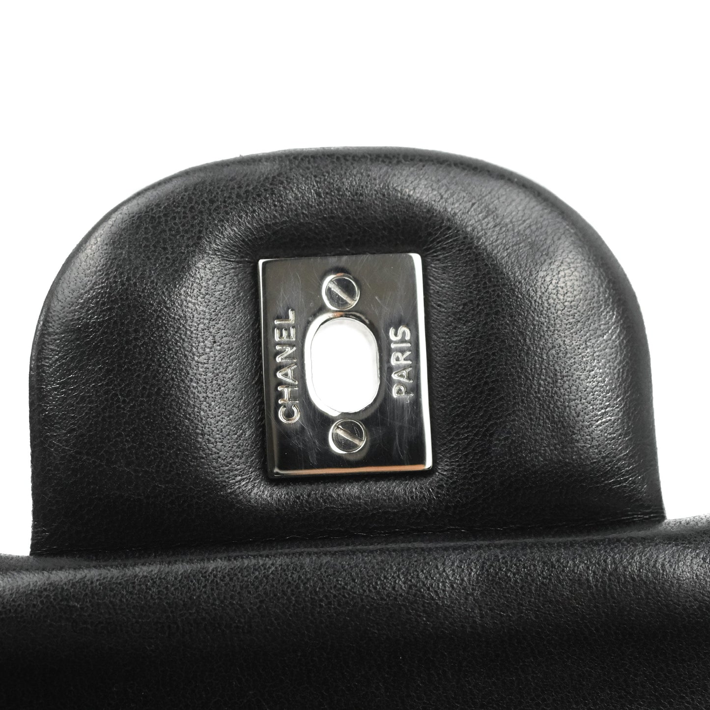 Chanel Jumbo Double Flap Black Lambskin Silver Hardware⁣⁣