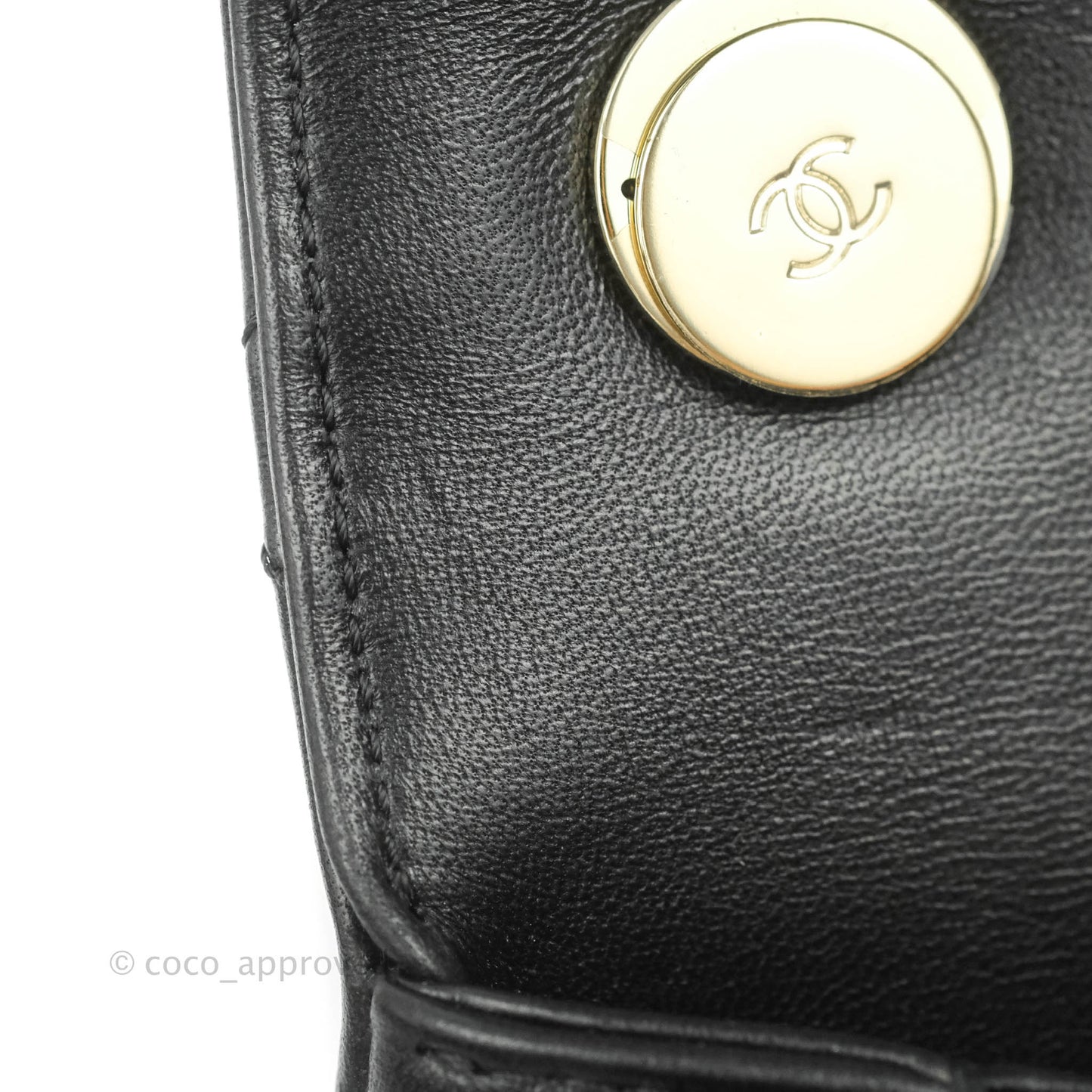 Chanel Trendy CC Small Black Lambskin Gold Hardware