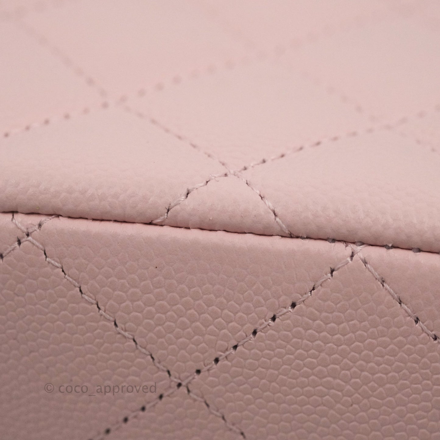 Chanel Quilted Mini Bucket Bag Light Pink Caviar Gold Hardware