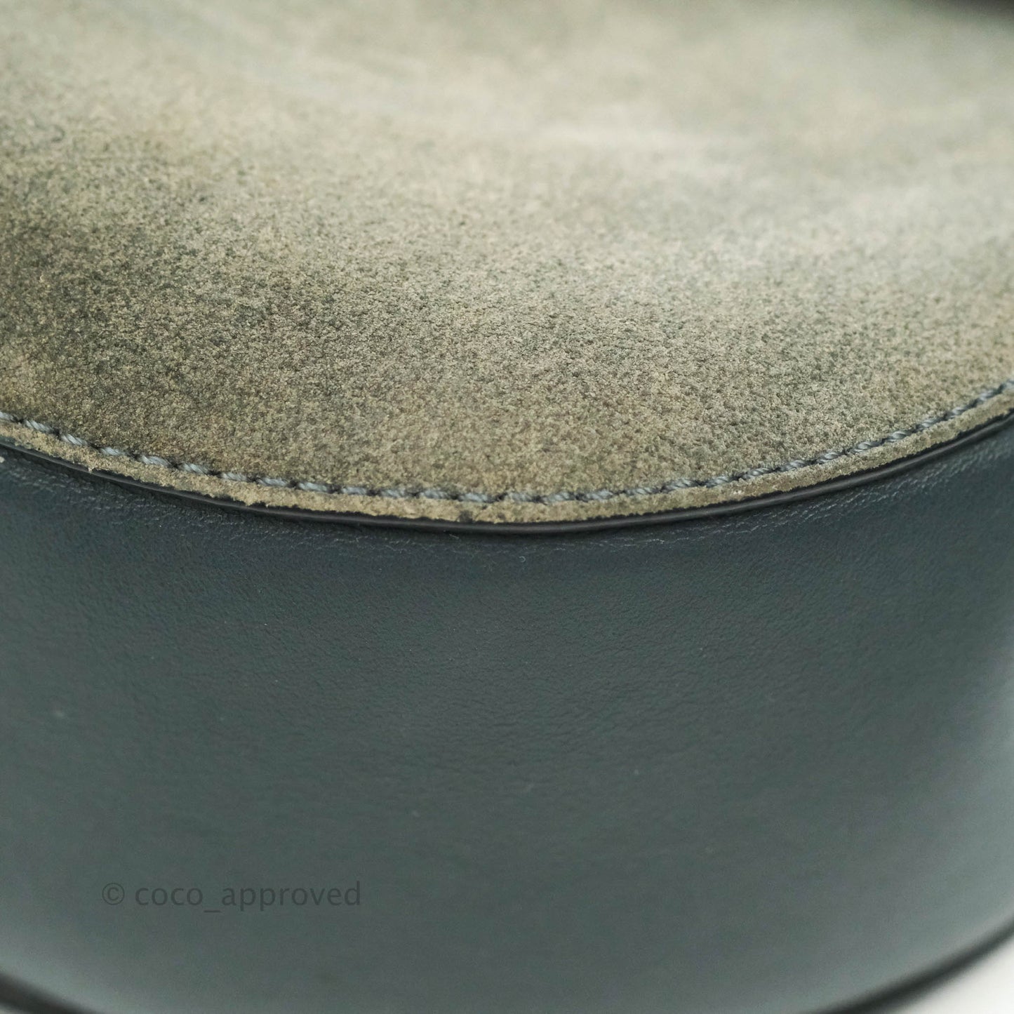 Chloe Drew Crossbody Bag Cloudy Blue Suede