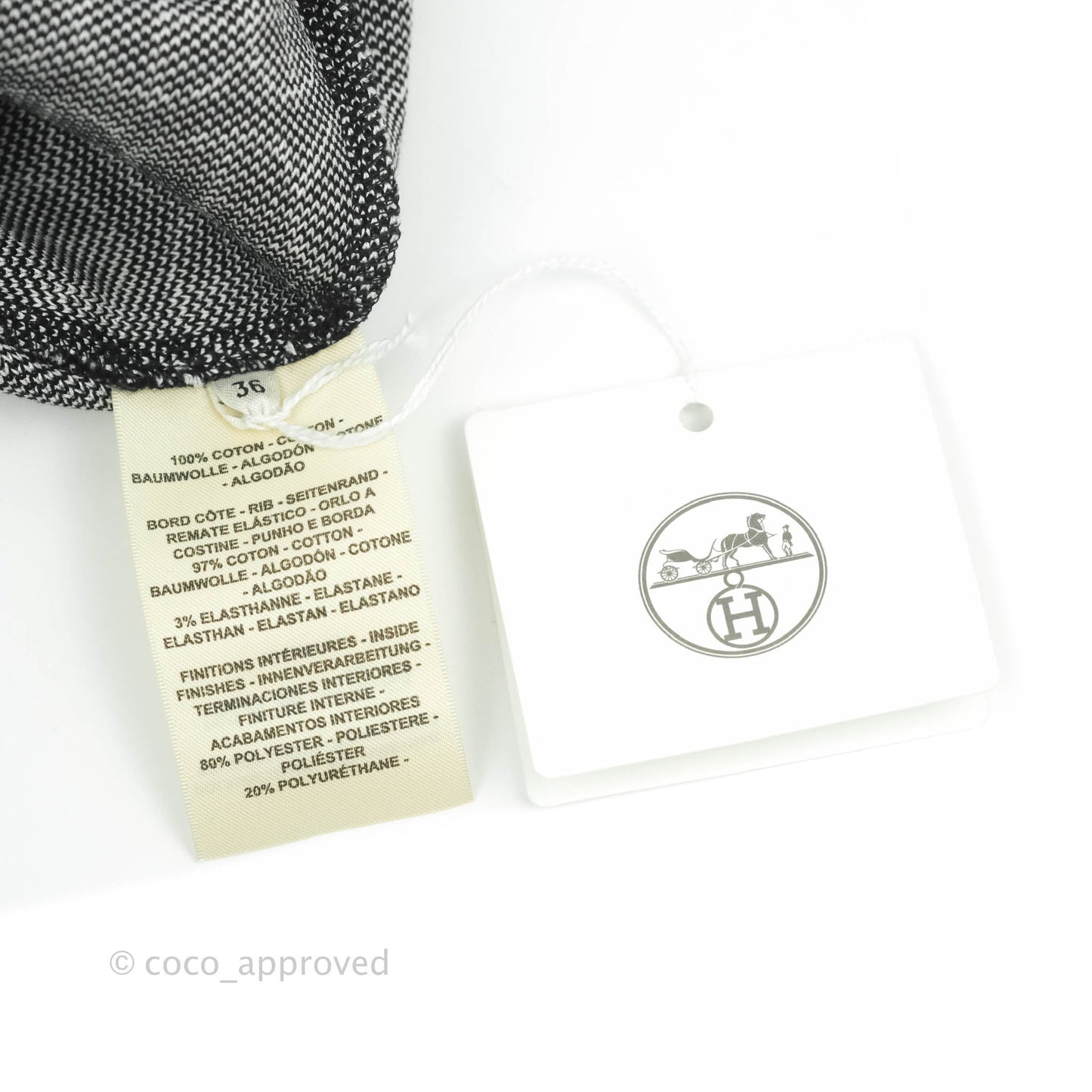 Hermes H Rond Jacquard Micro T-shirt