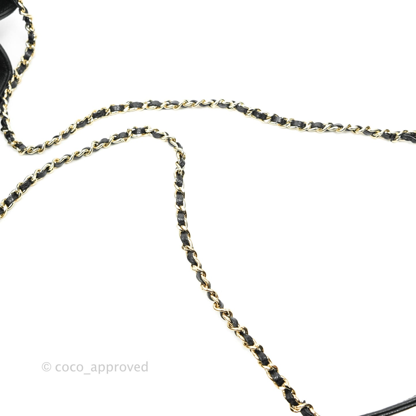 Chanel Business Affinity Drawstring Bucket Bag Black Caviar Gold Hardware 21P