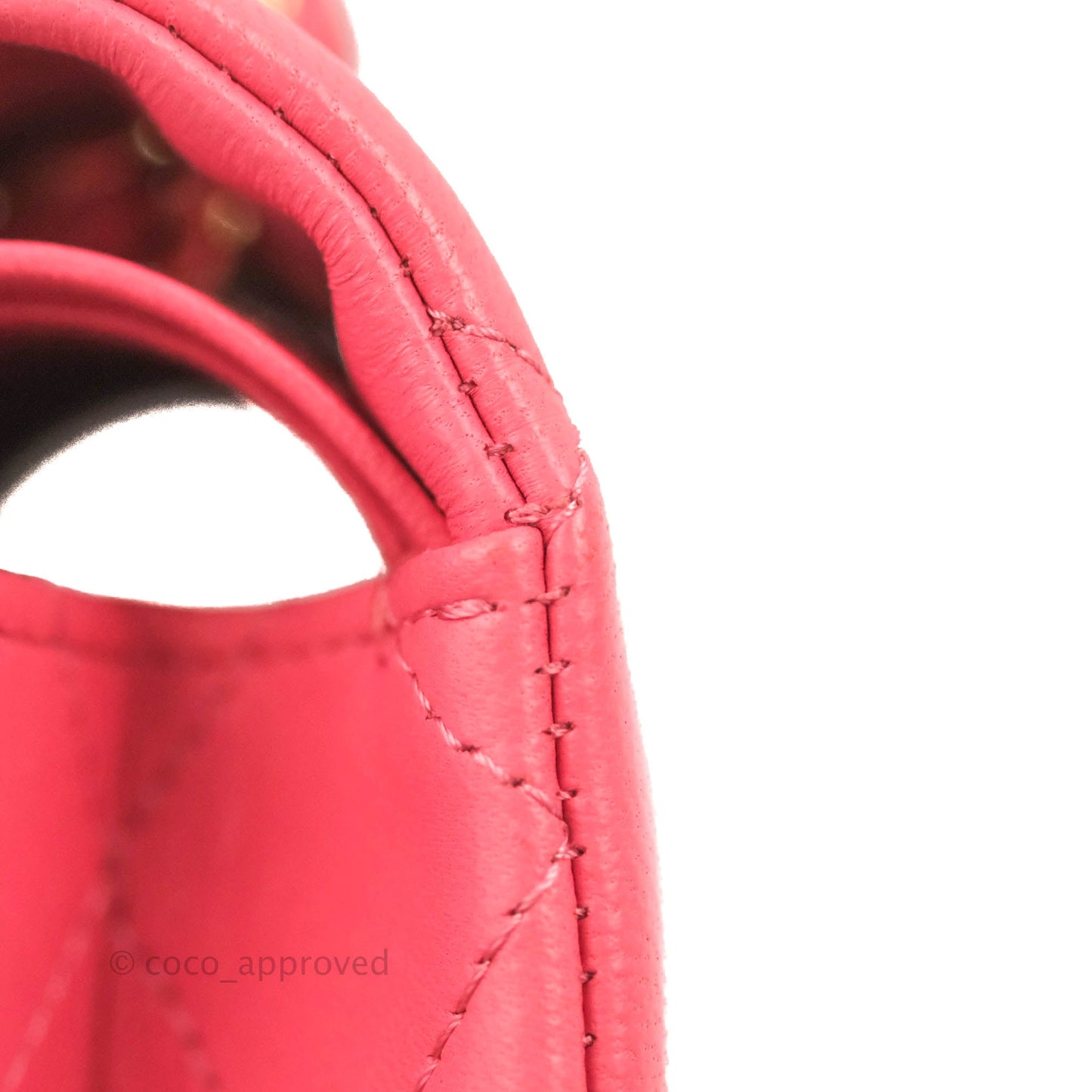Chanel Small Classic Quilted Flap Rosy Pink Lambskin Gold Hardware