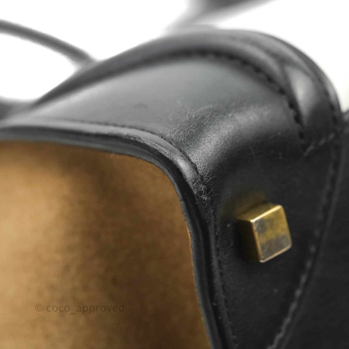 Celine Mini Luggage Bag Black/White/Brown Calfskin