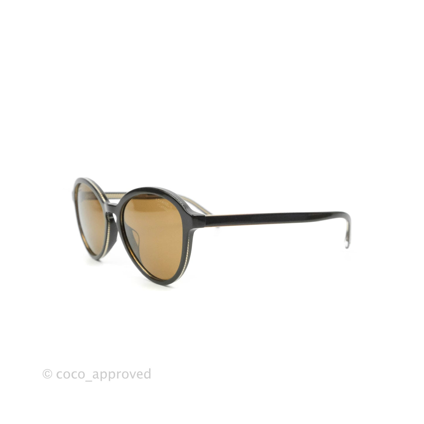 Chanel Pantos Brown Polarized Sunglasses
