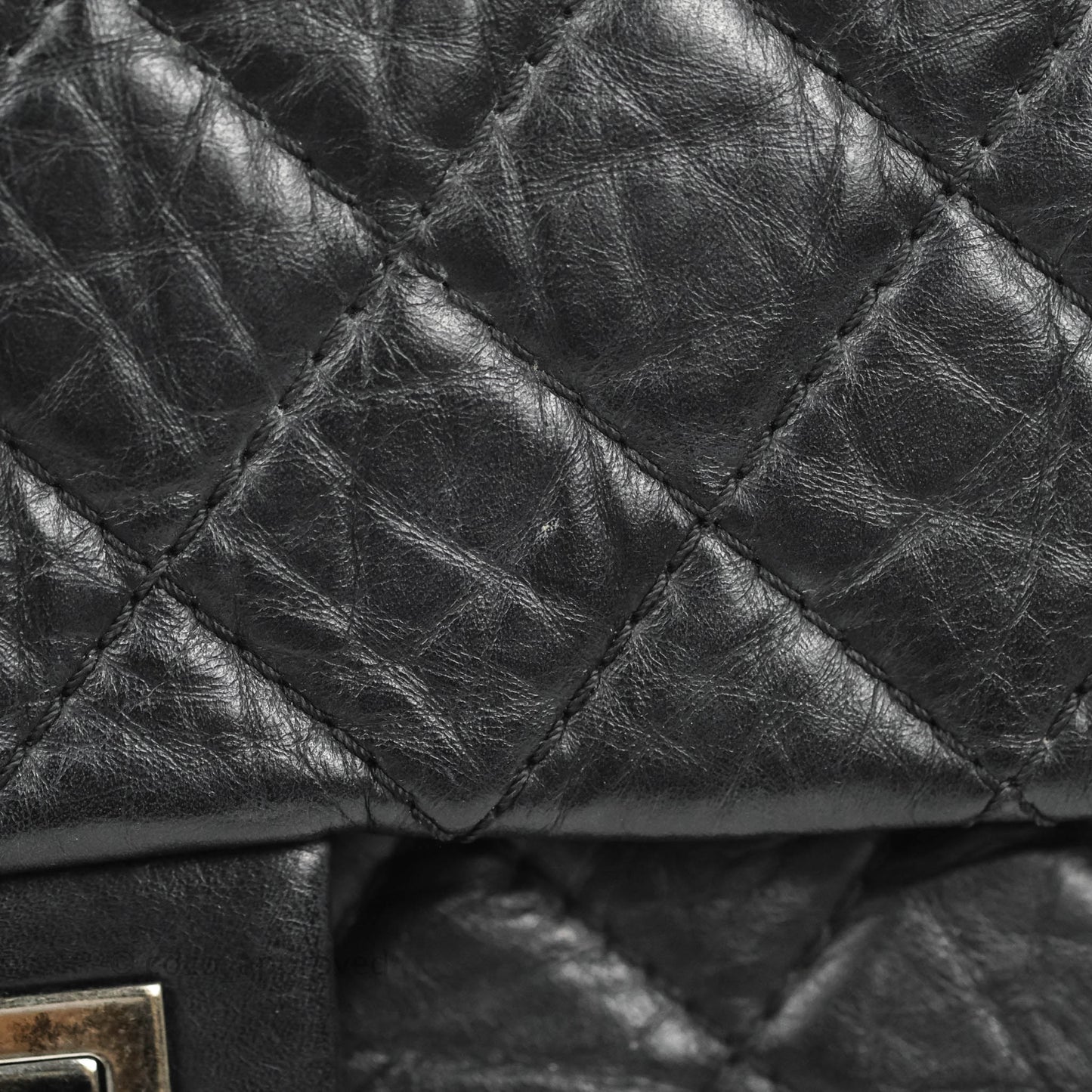 Chanel Reissue 226 Quilted Flap Black Aged Calfskin Ruthenium Hardware