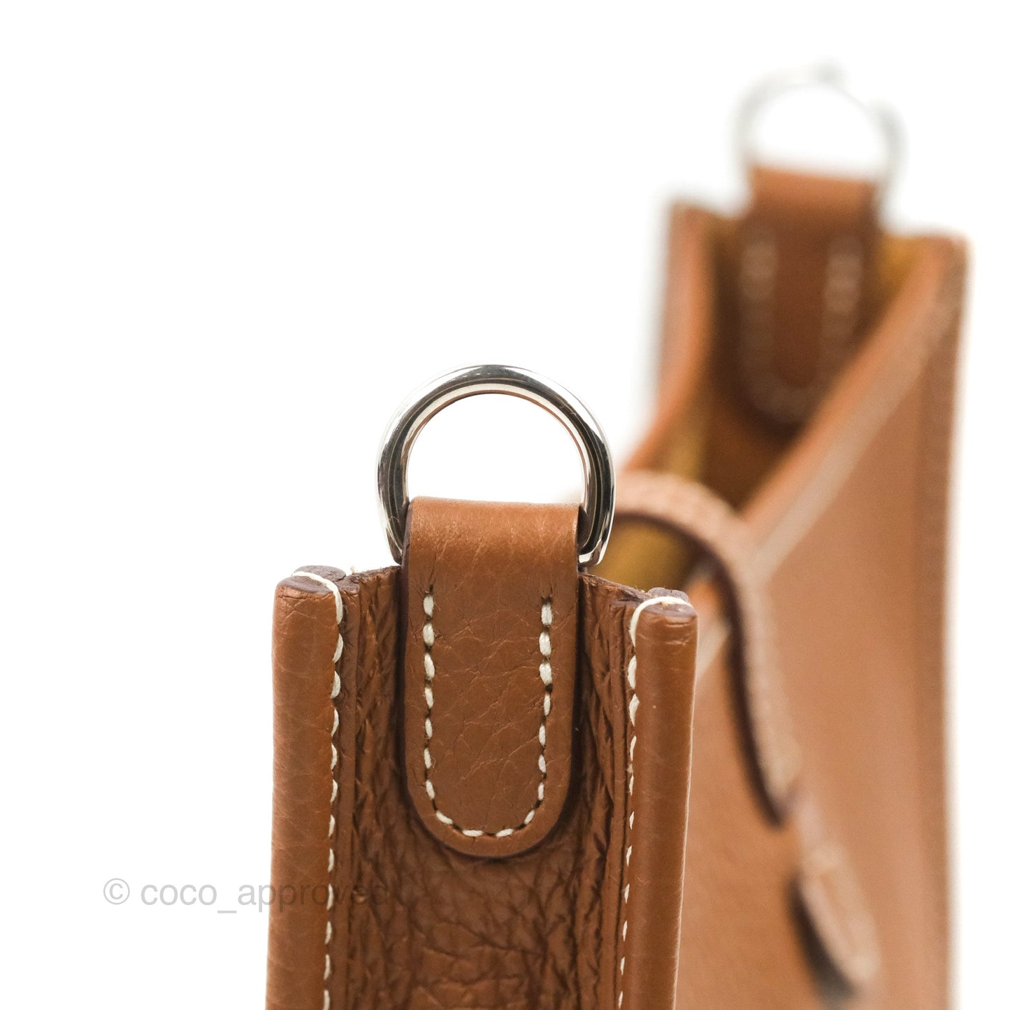 Hermès Mini Evelyne 16 Gold Clemence Palladium Hardware