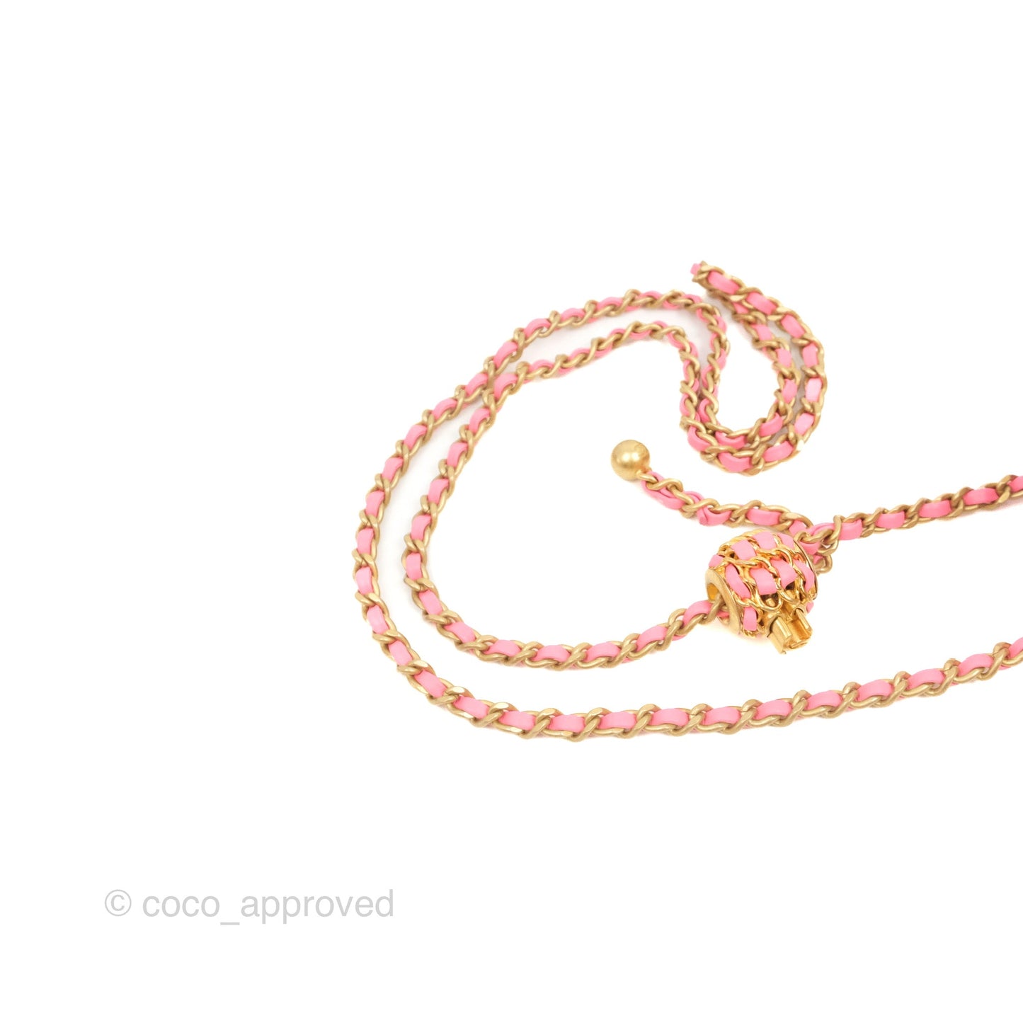 Chanel Quilted Crystal Pearl Crush Drawstring Bucket Bag Pink Lambskin Gold Hardware