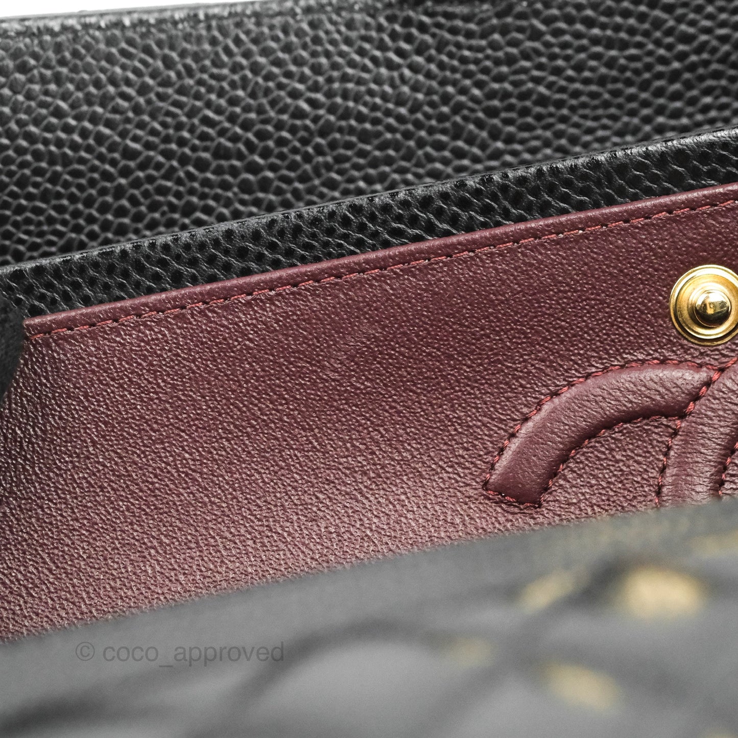 Chanel Small Classic Quilted Flap Black Caviar Gold Hardware