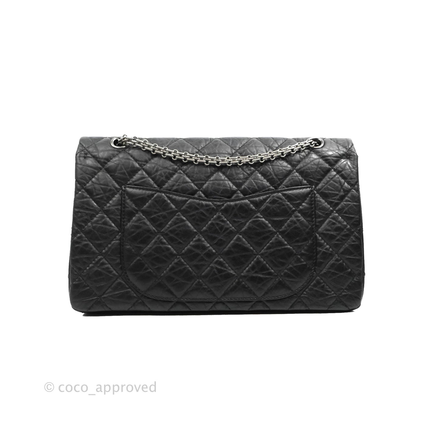 Chanel Reissue Quilted Aged Calfskin Black Ruthenium Hardware 227