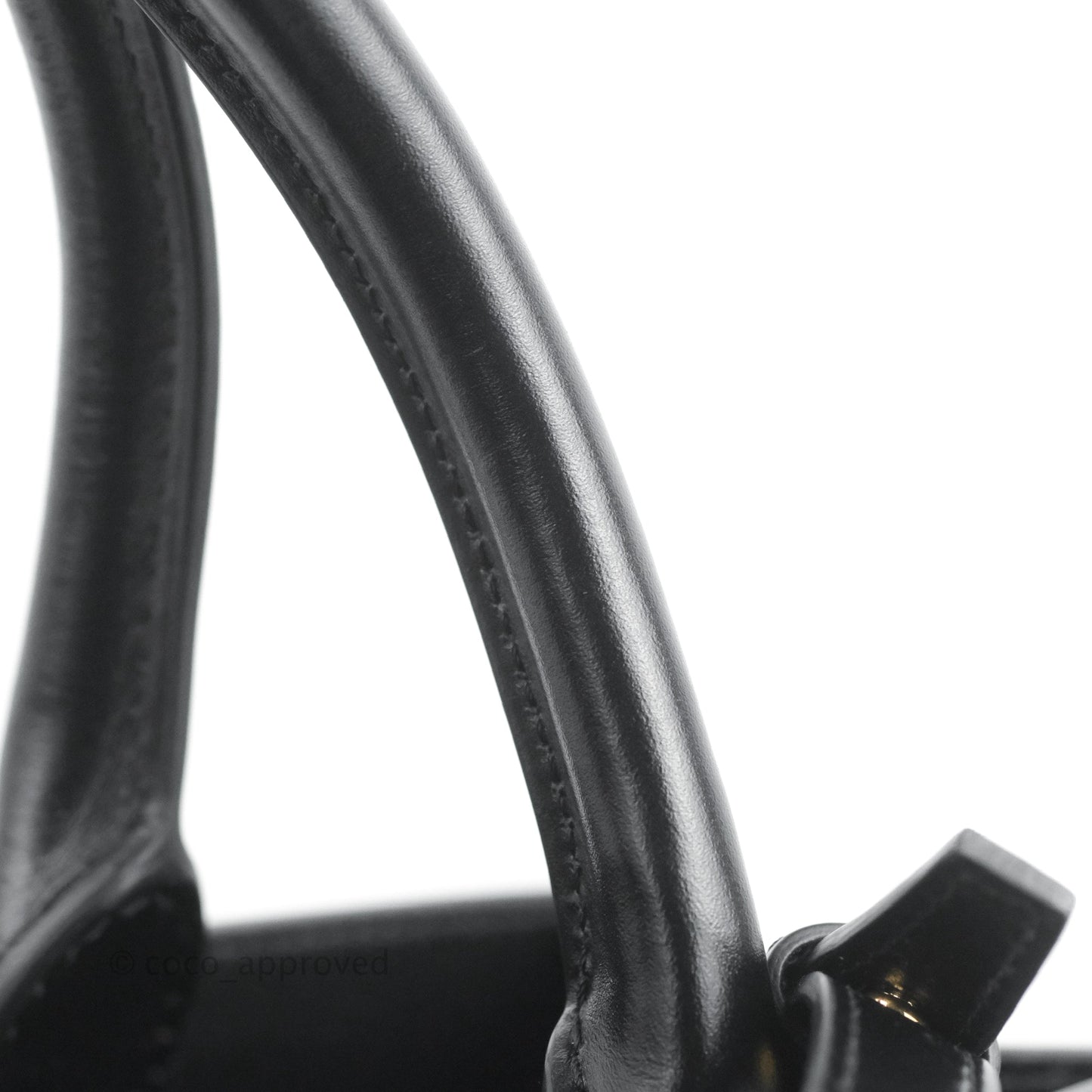 Celine Small Cabas Vertical Tote Black Textlie