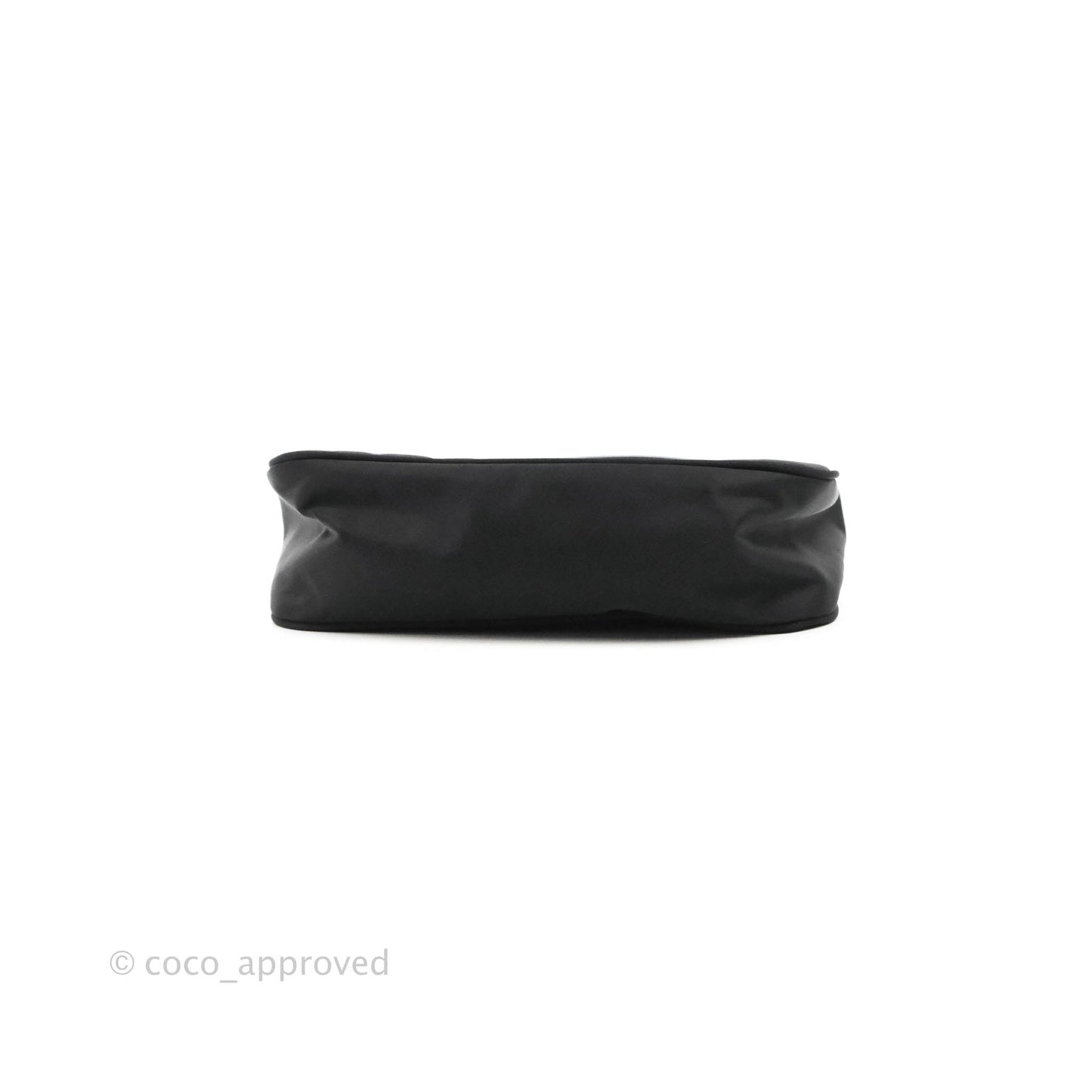 Prada Vintage Nylon Bag Black Silver Hardware