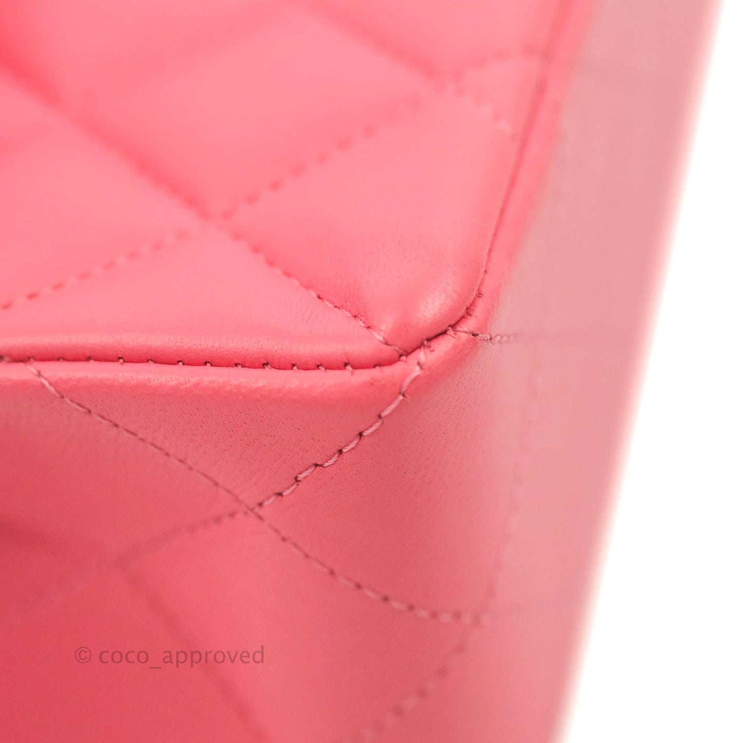 Chanel Small Classic Quilted Flap Rosy Pink Lambskin Gold Hardware