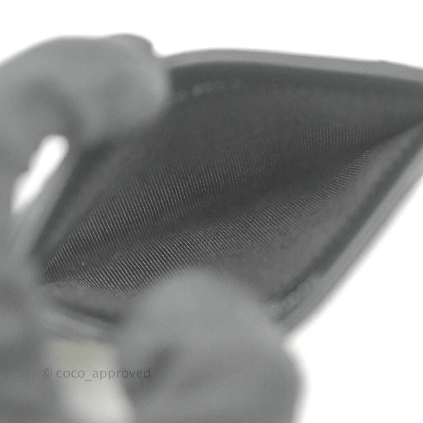 Chanel Quilted Classic Flat Card Holder So Black Calfskin