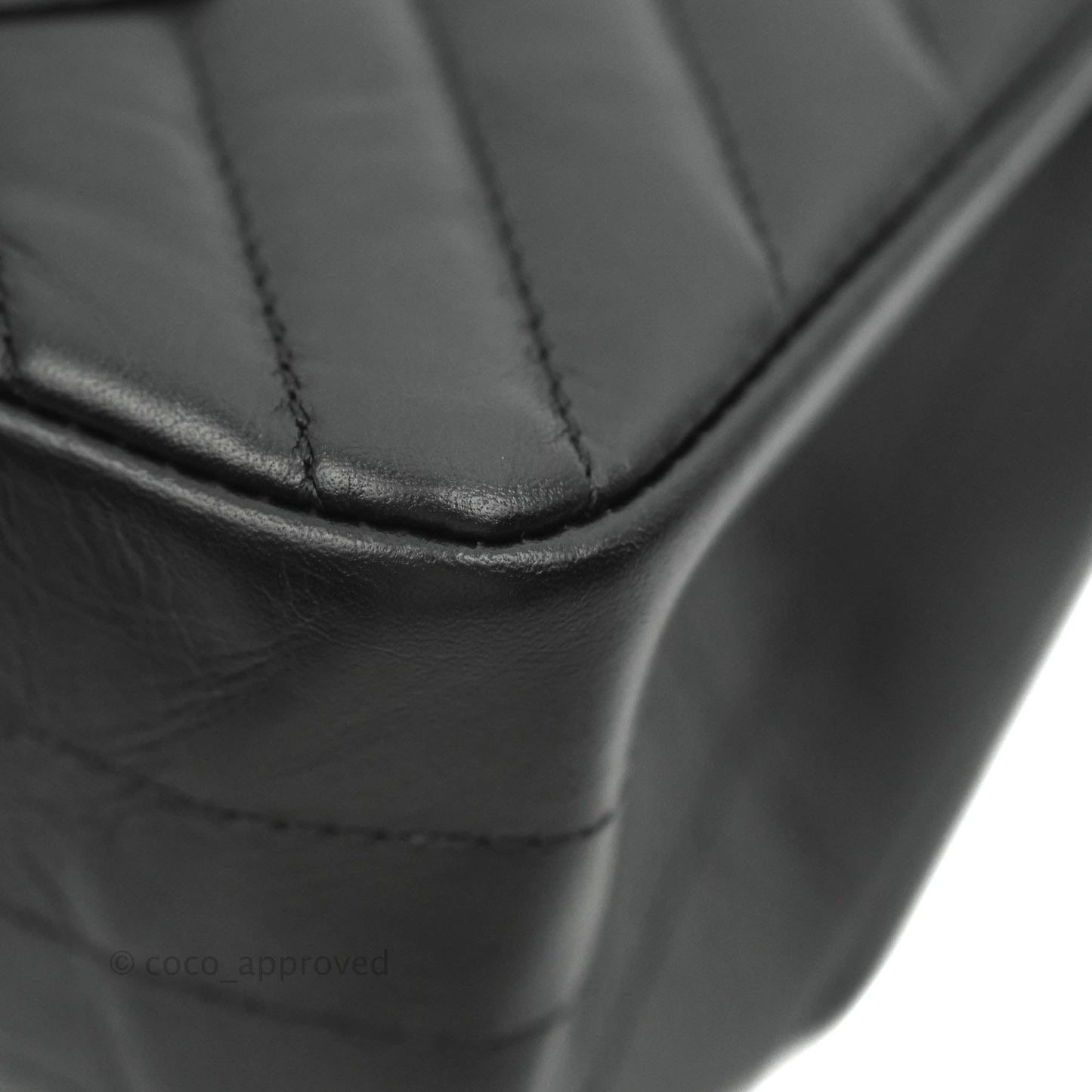 Chanel Reissue 225 Chevron Aged Calfskin So Black