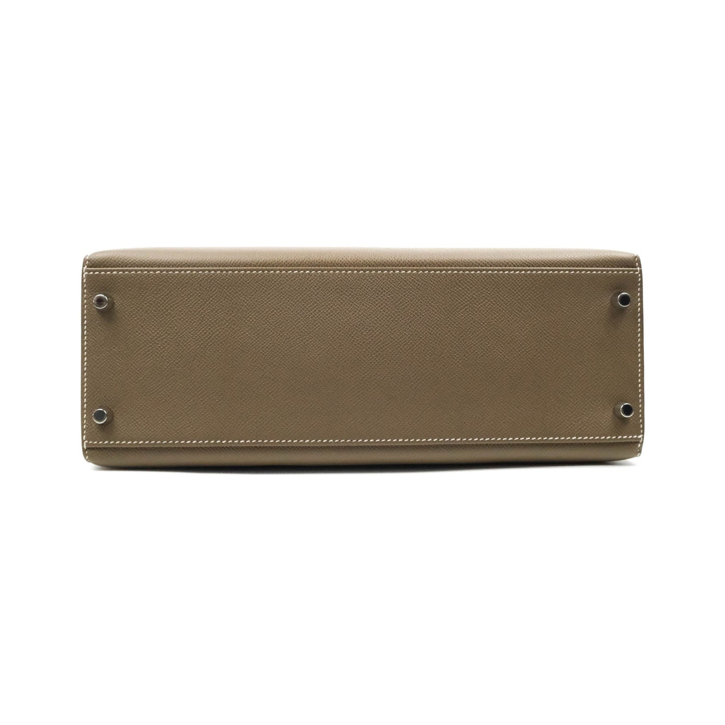 Hermès Kelly 32 Sellier Etoupe Epsom Palladium Hardware HSS