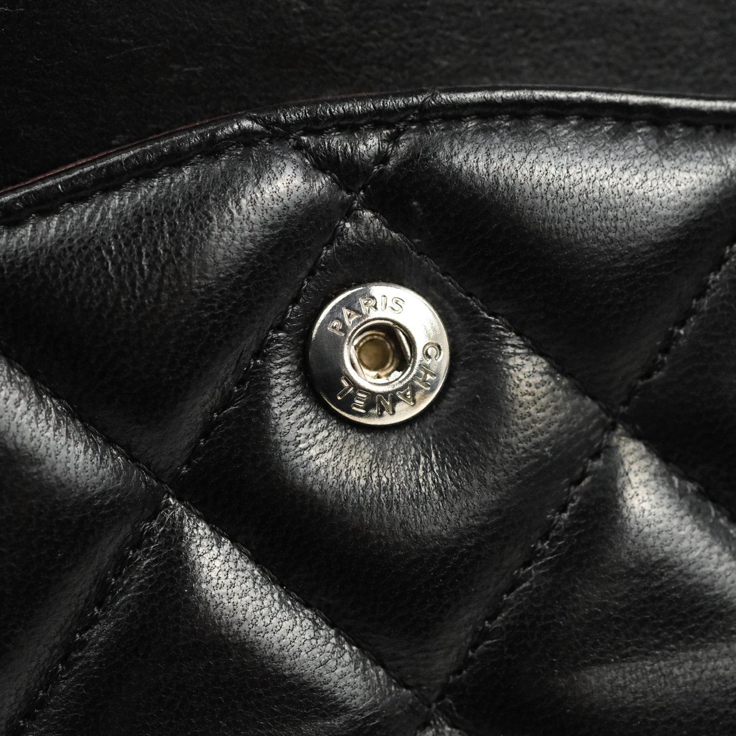 Chanel Jumbo Double Flap Black Lambskin Silver Hardware⁣⁣