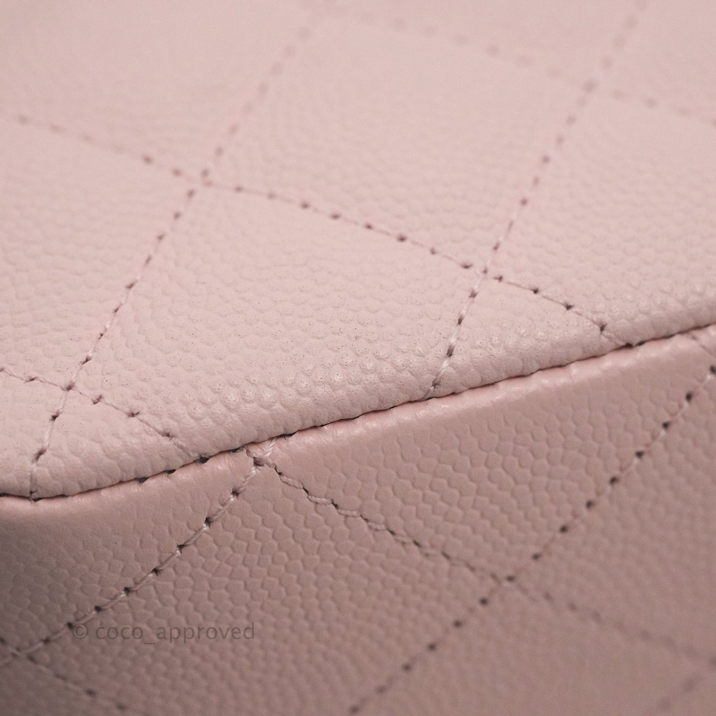 Chanel Quilted Mini Bucket Bag Light Pink Caviar Gold Hardware