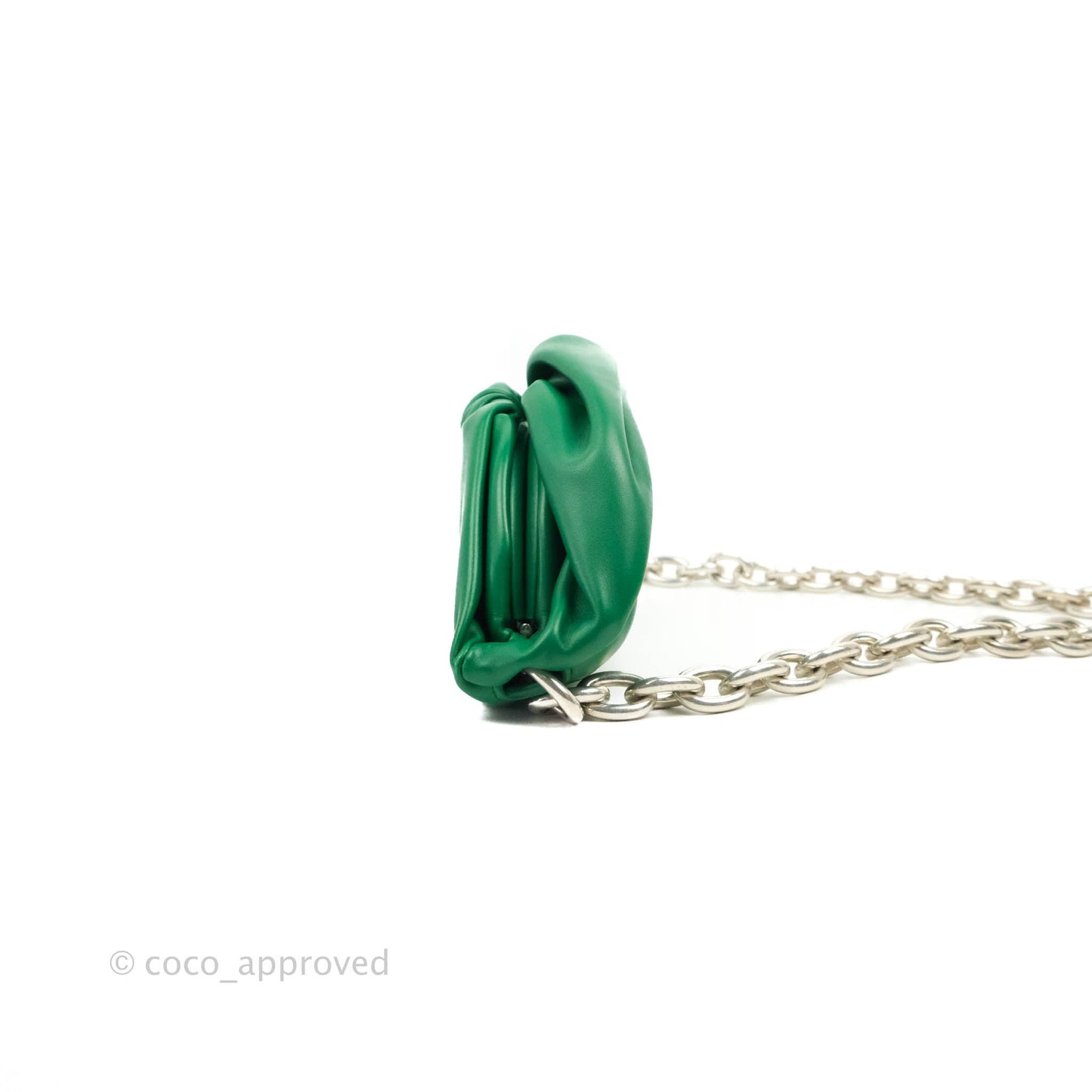 Bottega Veneta Nappa The Belt Chain Pouch Green