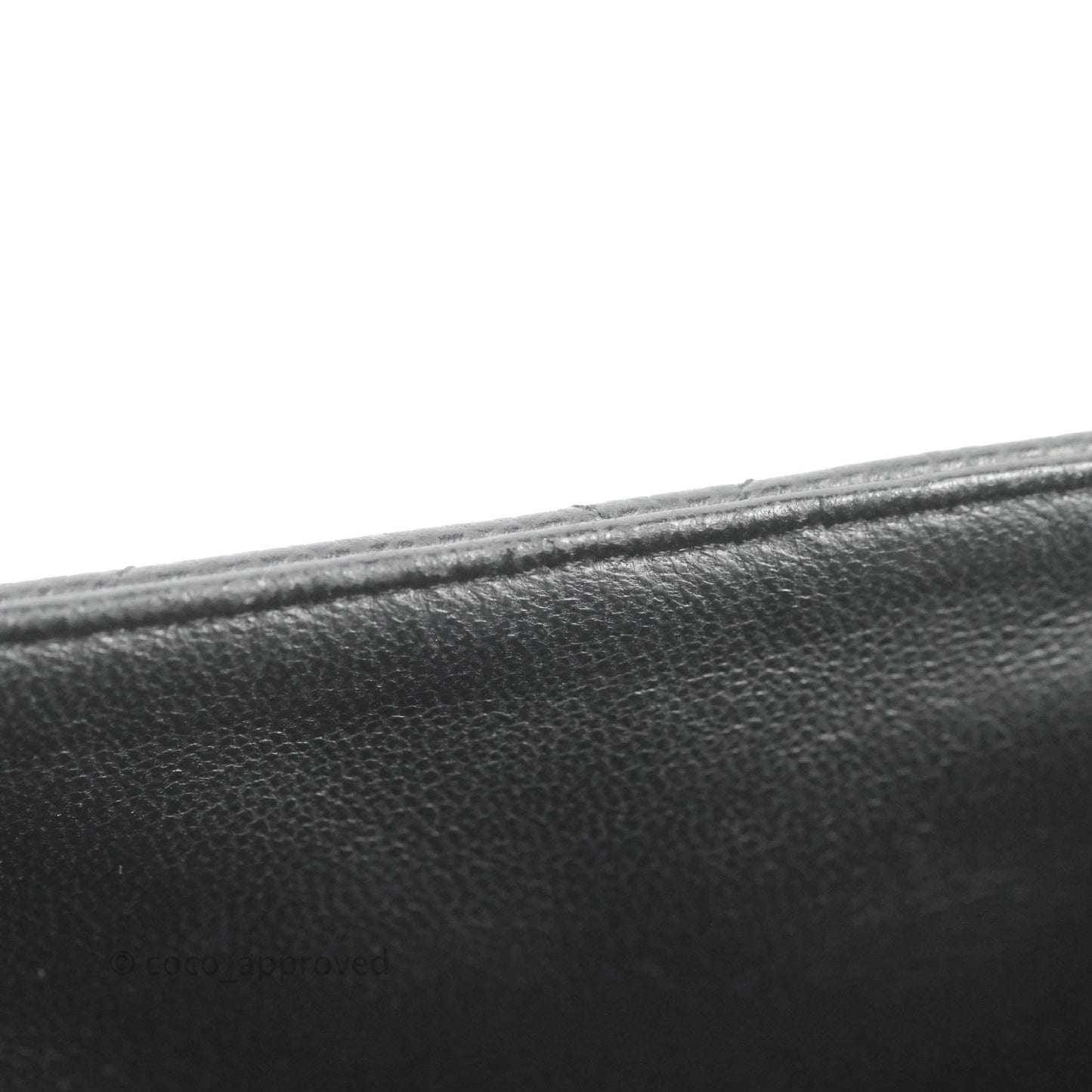 Chanel Jumbo Single Flap Black Caviar Silver Hardware⁣⁣