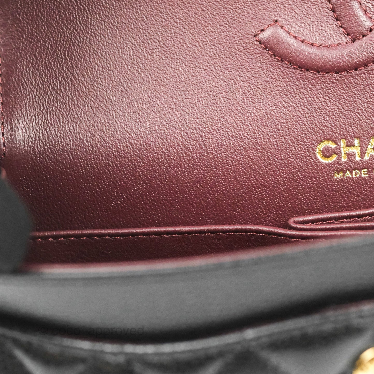 Chanel Small Classic Quilted Flap Black Caviar Gold Hardware