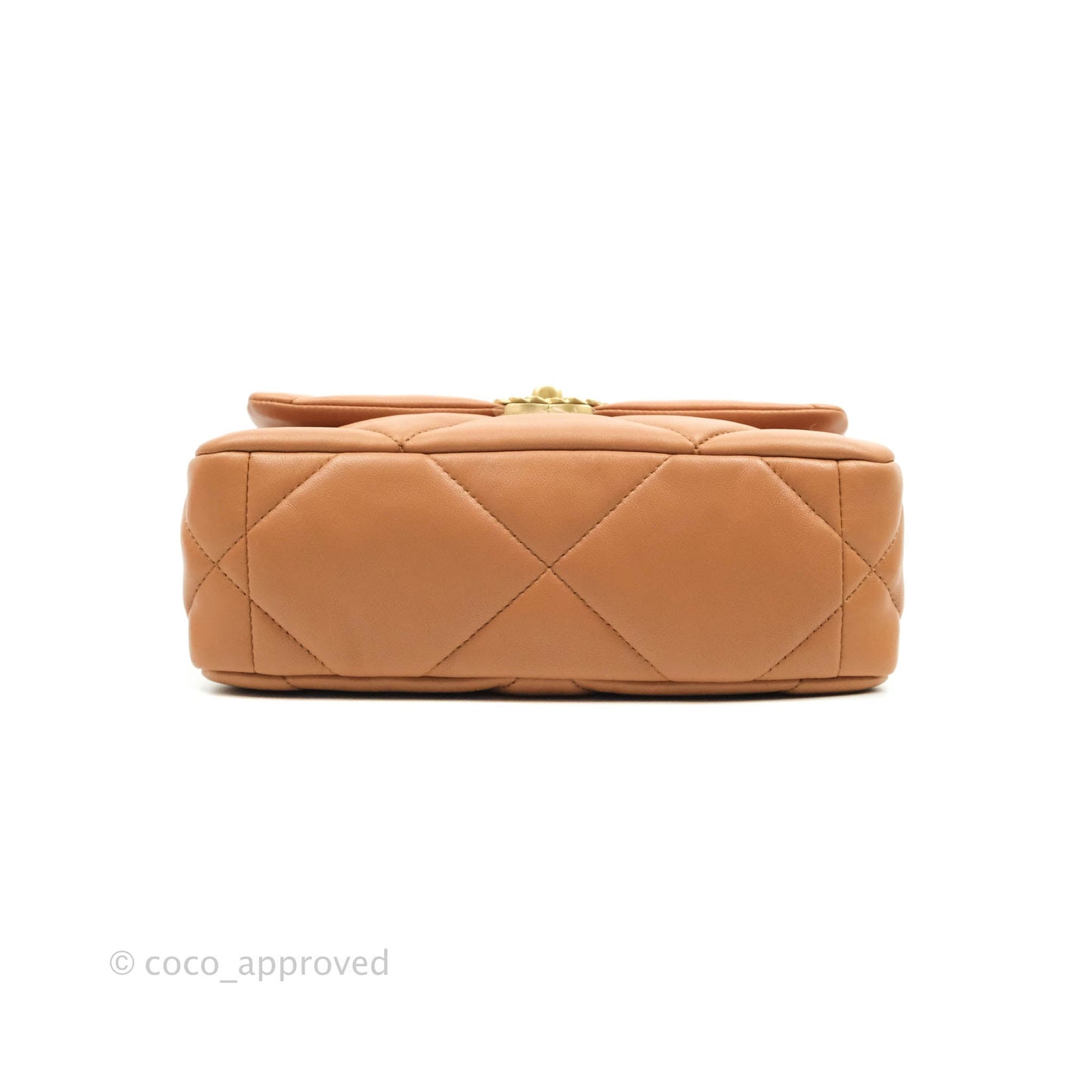 Chanel 19 Small Caramel Dark Beige Lambskin Mixed Hardware 21K