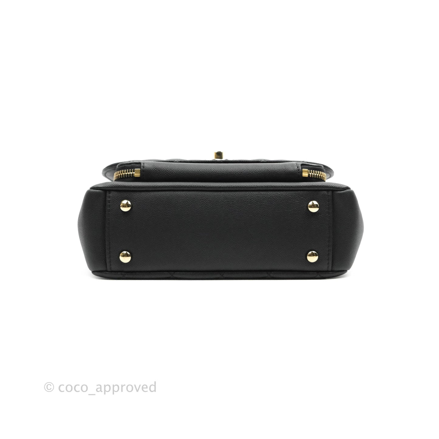Chanel Quilted Medium Business Affinity Flap Black Caviar Gold Hardware