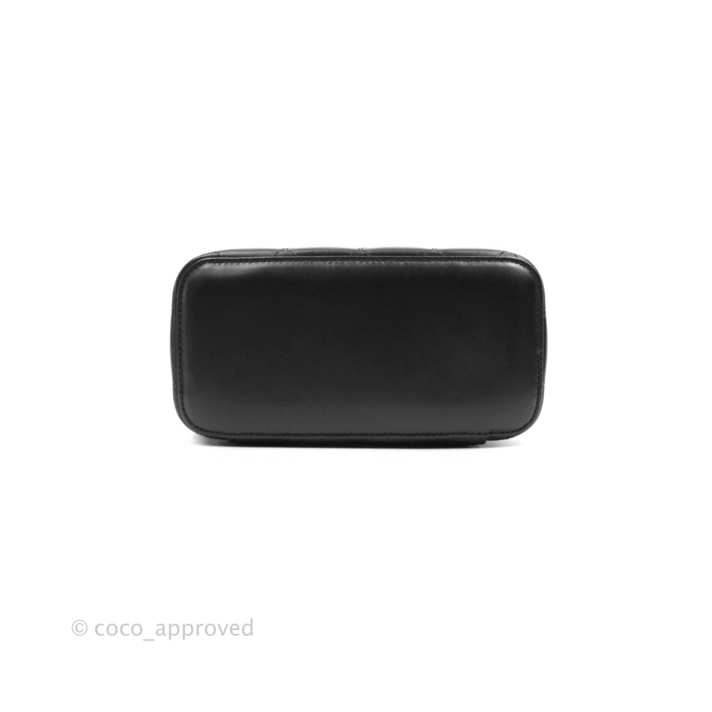 Chanel Vanity with Classic Chain Black Lambskin Gold Hardware