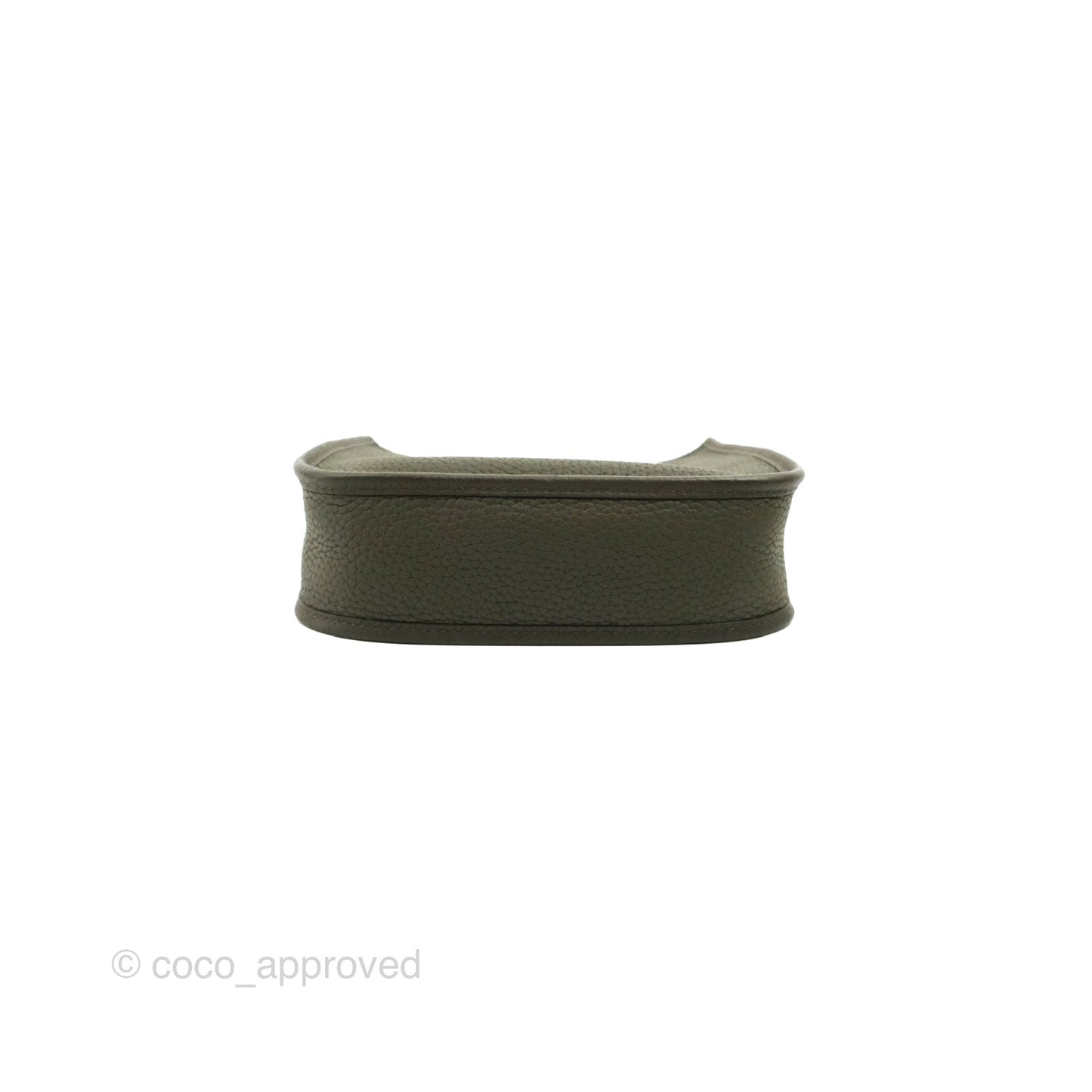 Hermès Mini Evelyne 16 Vert De Gris Clemence Gold Hardware