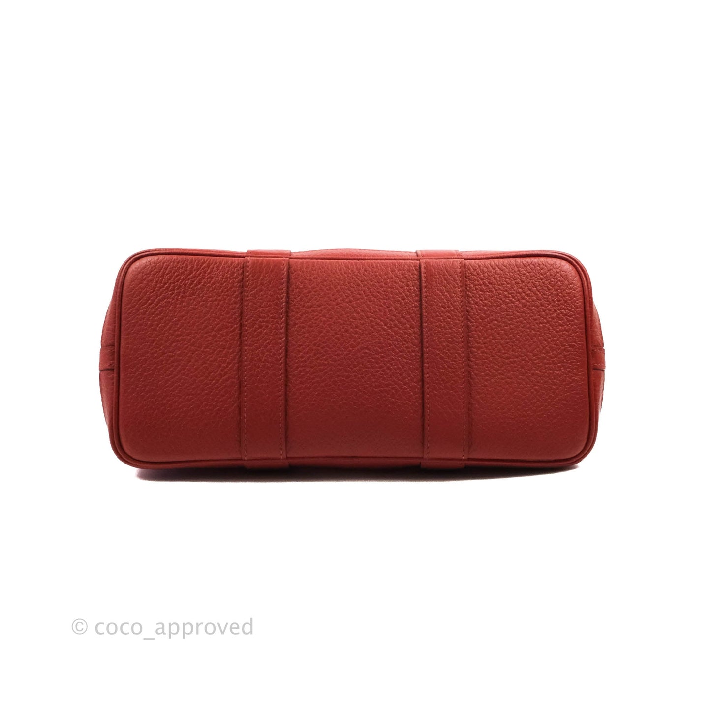 Hermès Garden Party 30 Pink / Red Duchesse Canvas