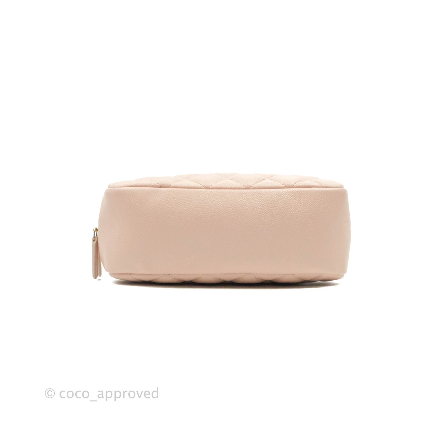 Chanel Large Classic Pouch Light Pink Caviar Gold Hardware