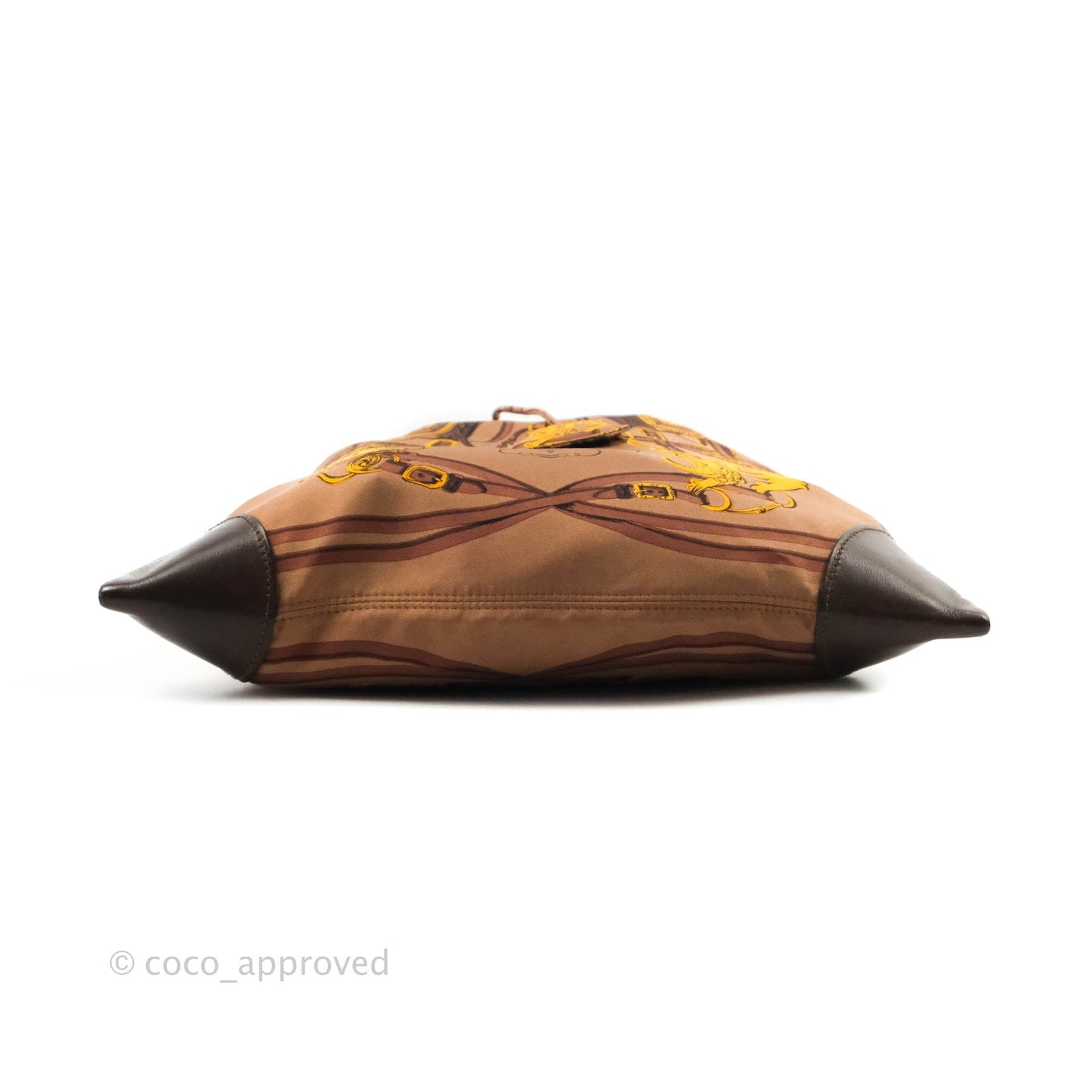 Hermès Silk City Tote Bag Marron