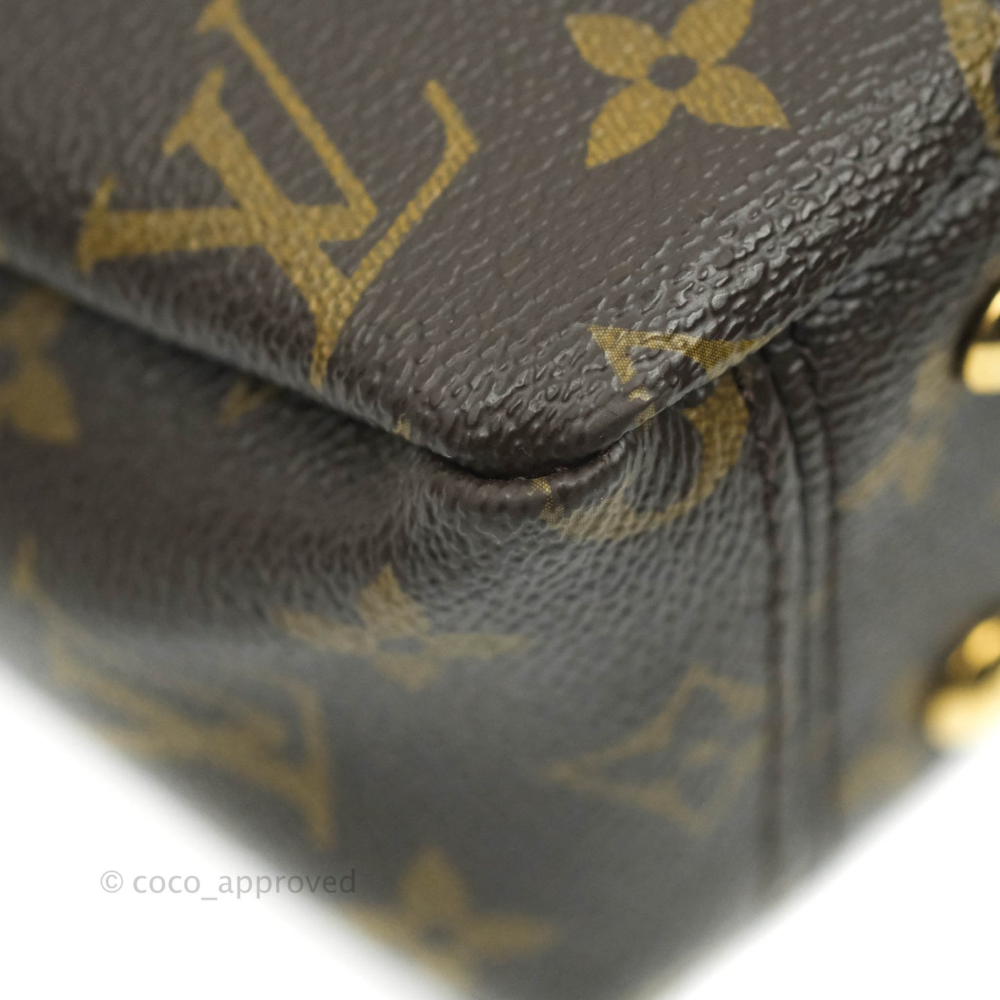 LV Pallas BB Pink Monogram Canvas Shoulder Bag With Twilly
