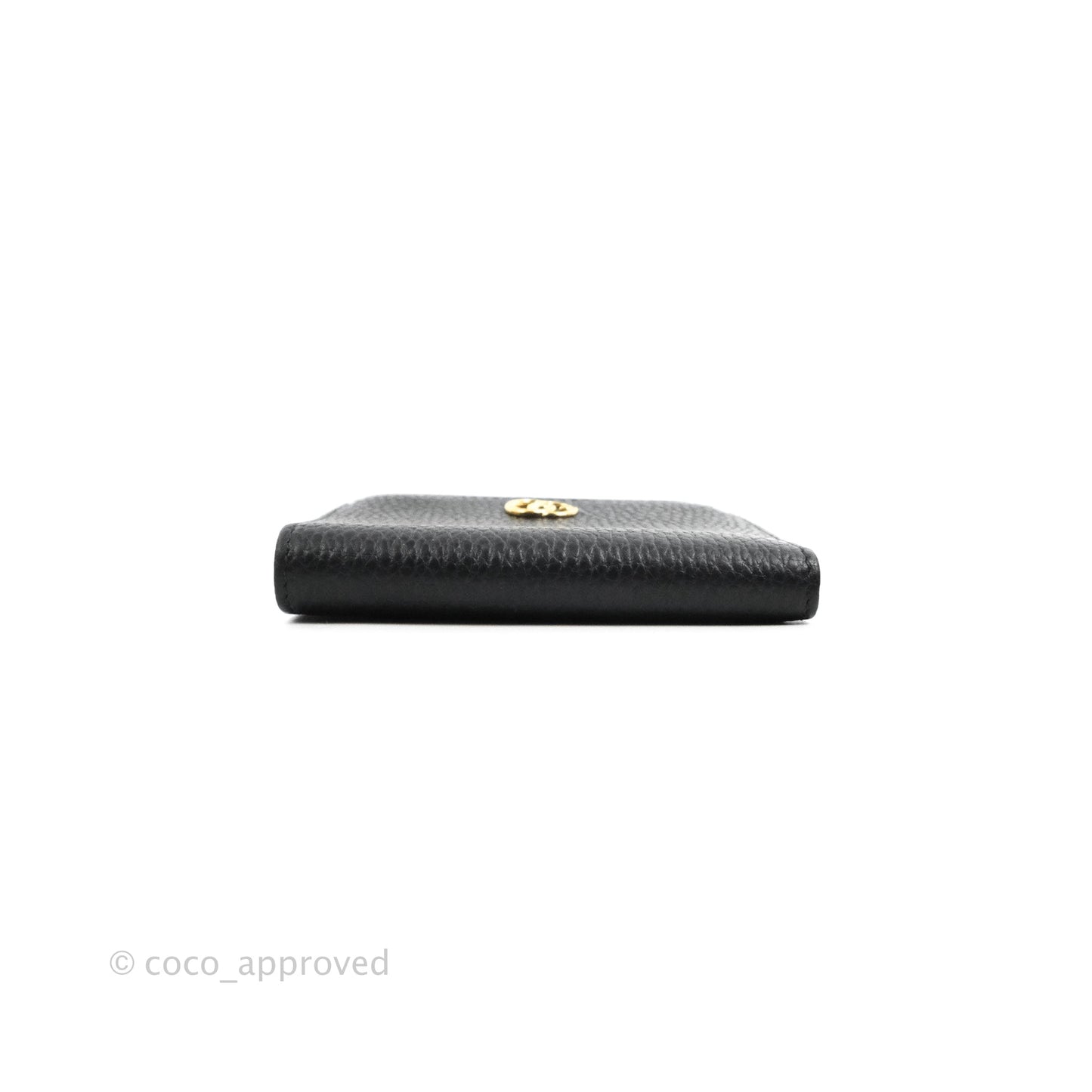 Gucci Marmont Zipped Card Holder Black