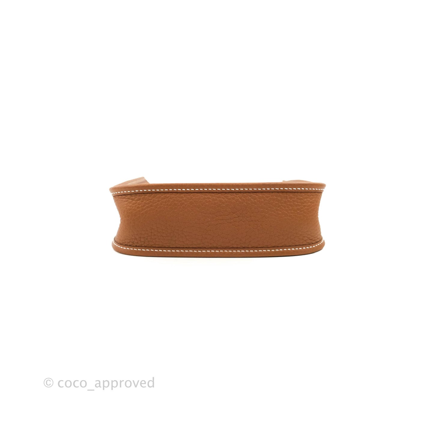 Hermès Mini Evelyne 16 Gold Clemence Palladium Hardware