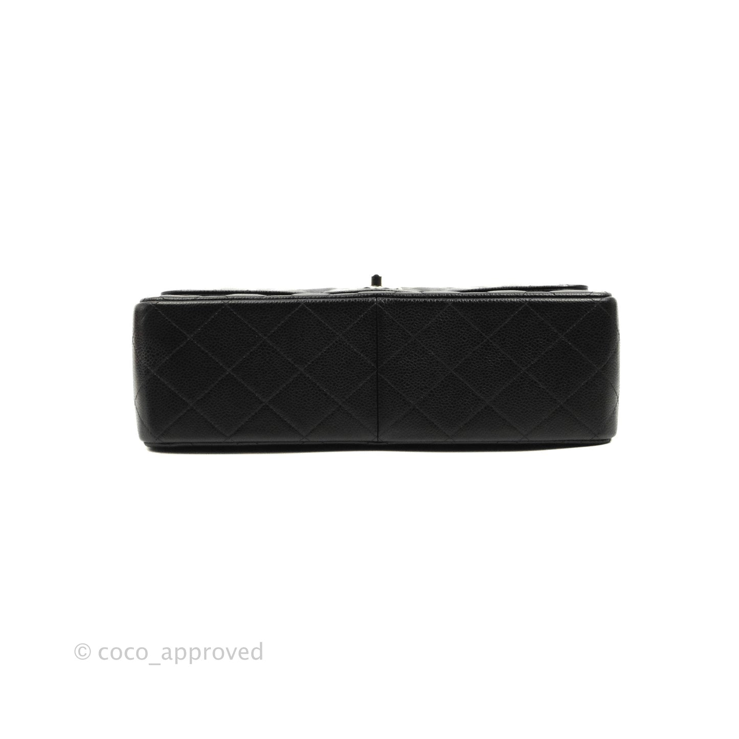 Chanel Jumbo Double Flap Black Caviar Silver Hardware⁣⁣