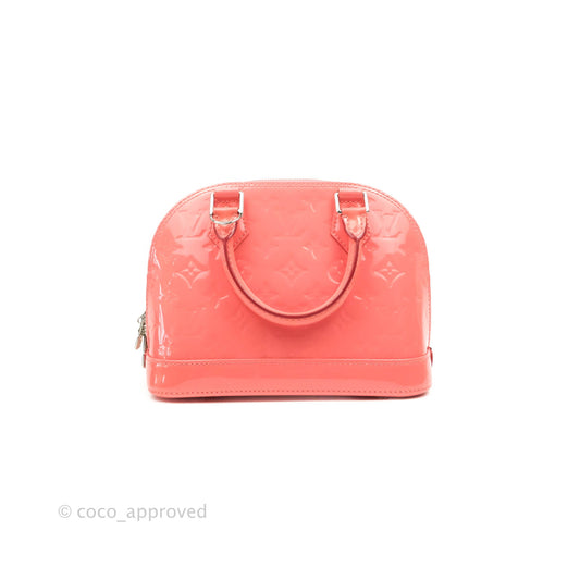 Louis Vuitton Alma BB Patent Pink Silver Hardware