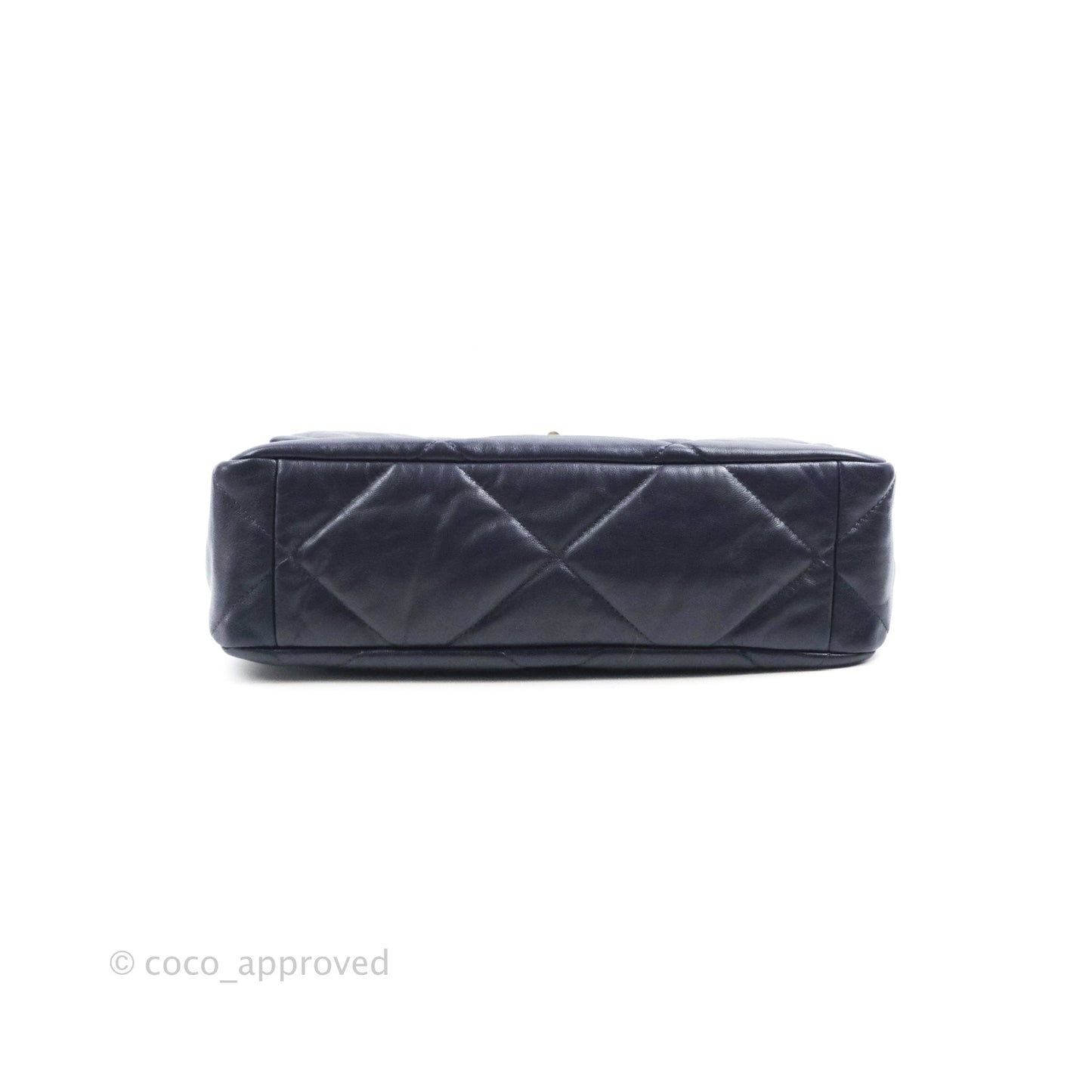 Chanel 19 Medium Dark Purple Mixed Hardware