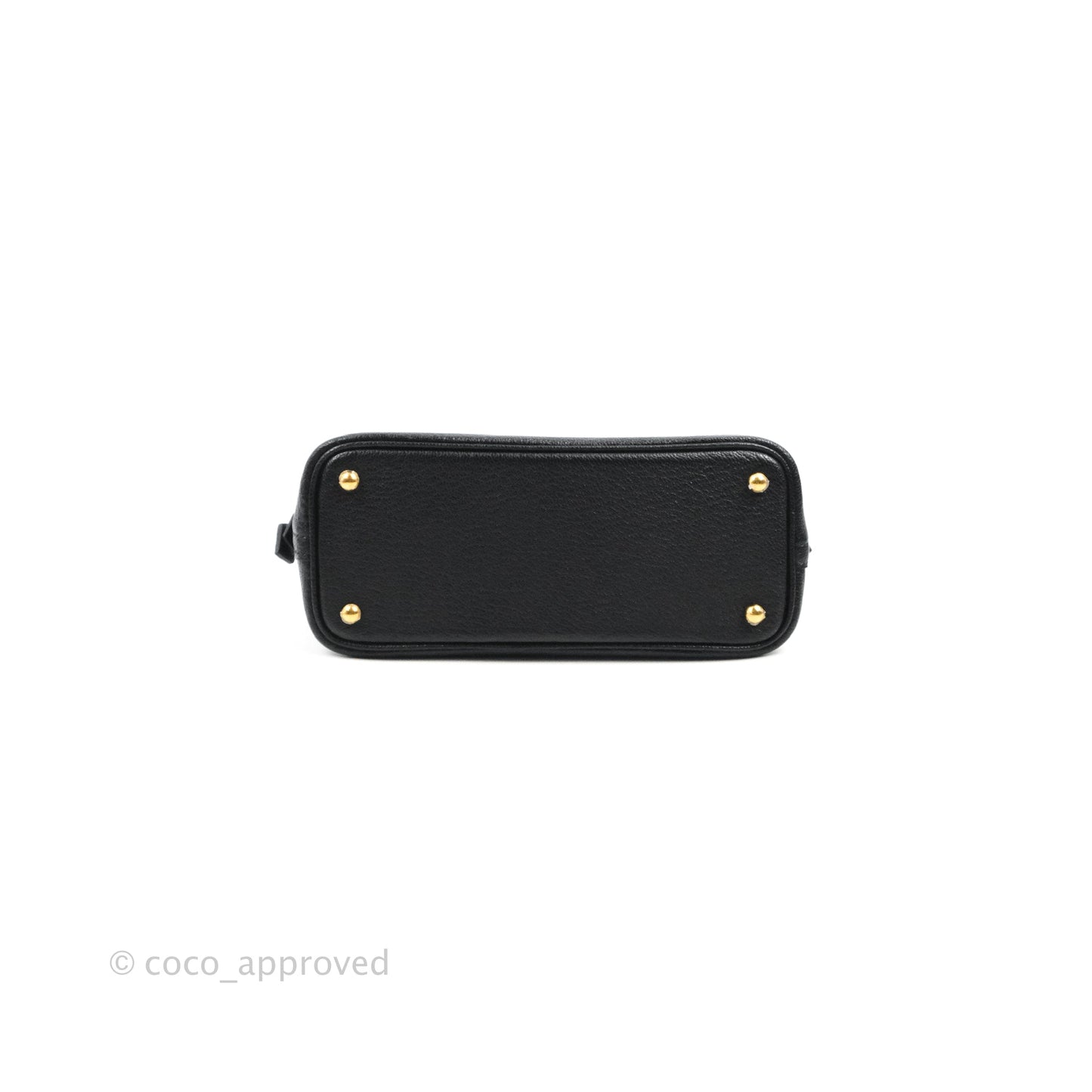 Hermès Bolide Mini 1923 Chevre Mysore Black Gold Hardware