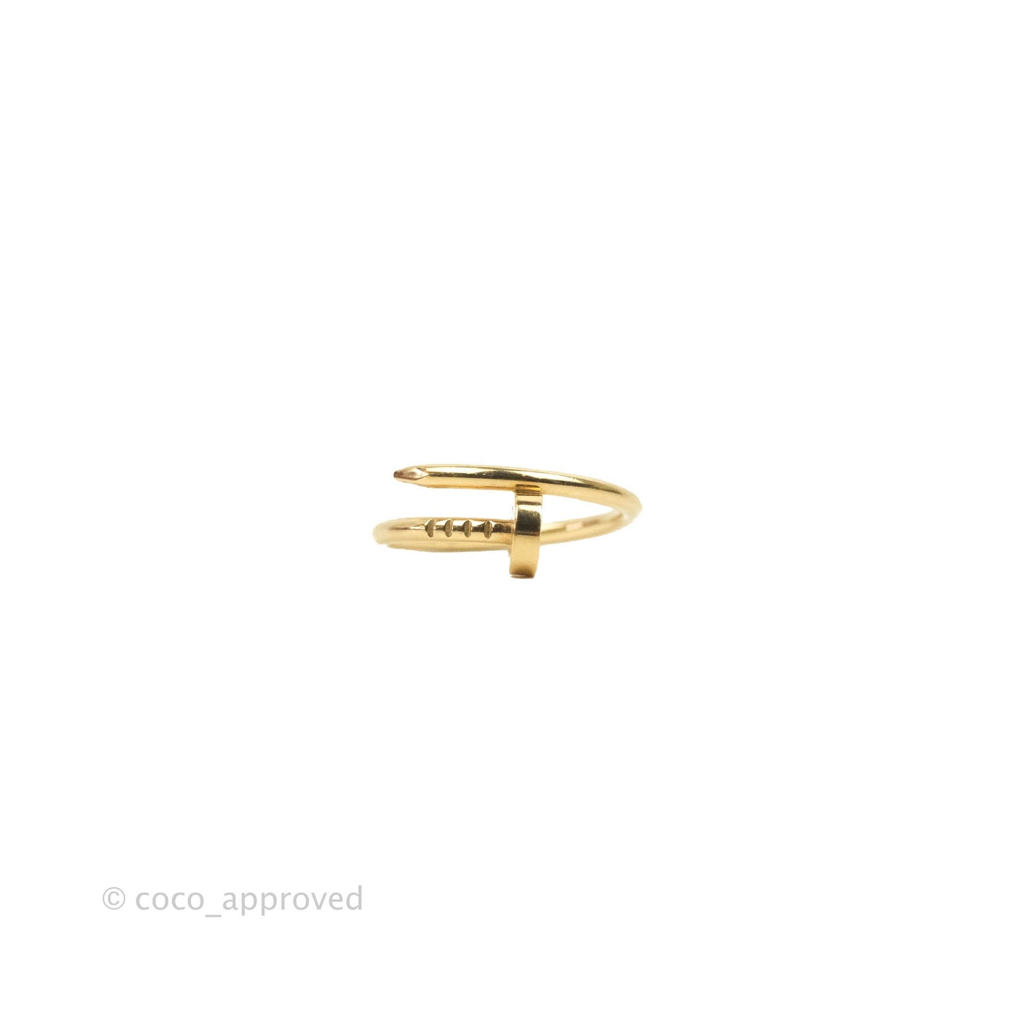 Cartier Juste Un Clou Ring Yellow Gold Size 50