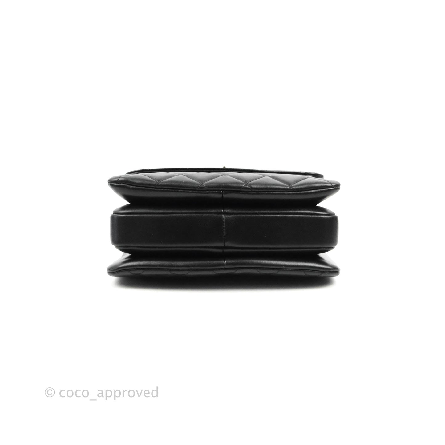 Chanel Small Trendy CC Black Lambskin Gold Hardware